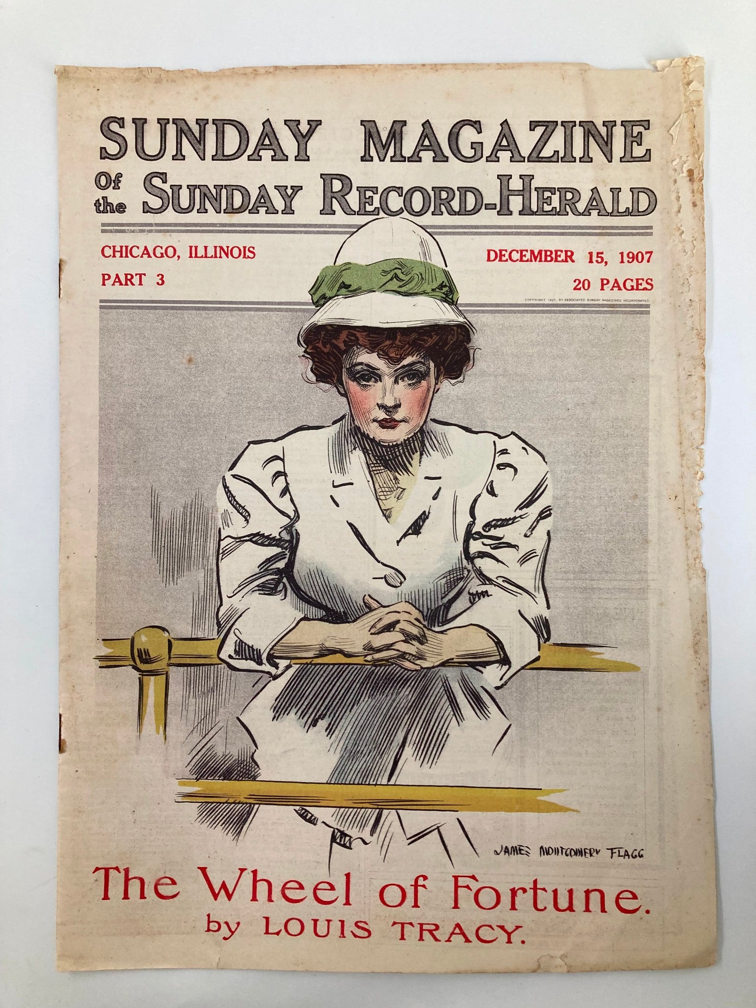 VTG The Sunday Magazine December 15 1907 The Wheel of Fortune No Label