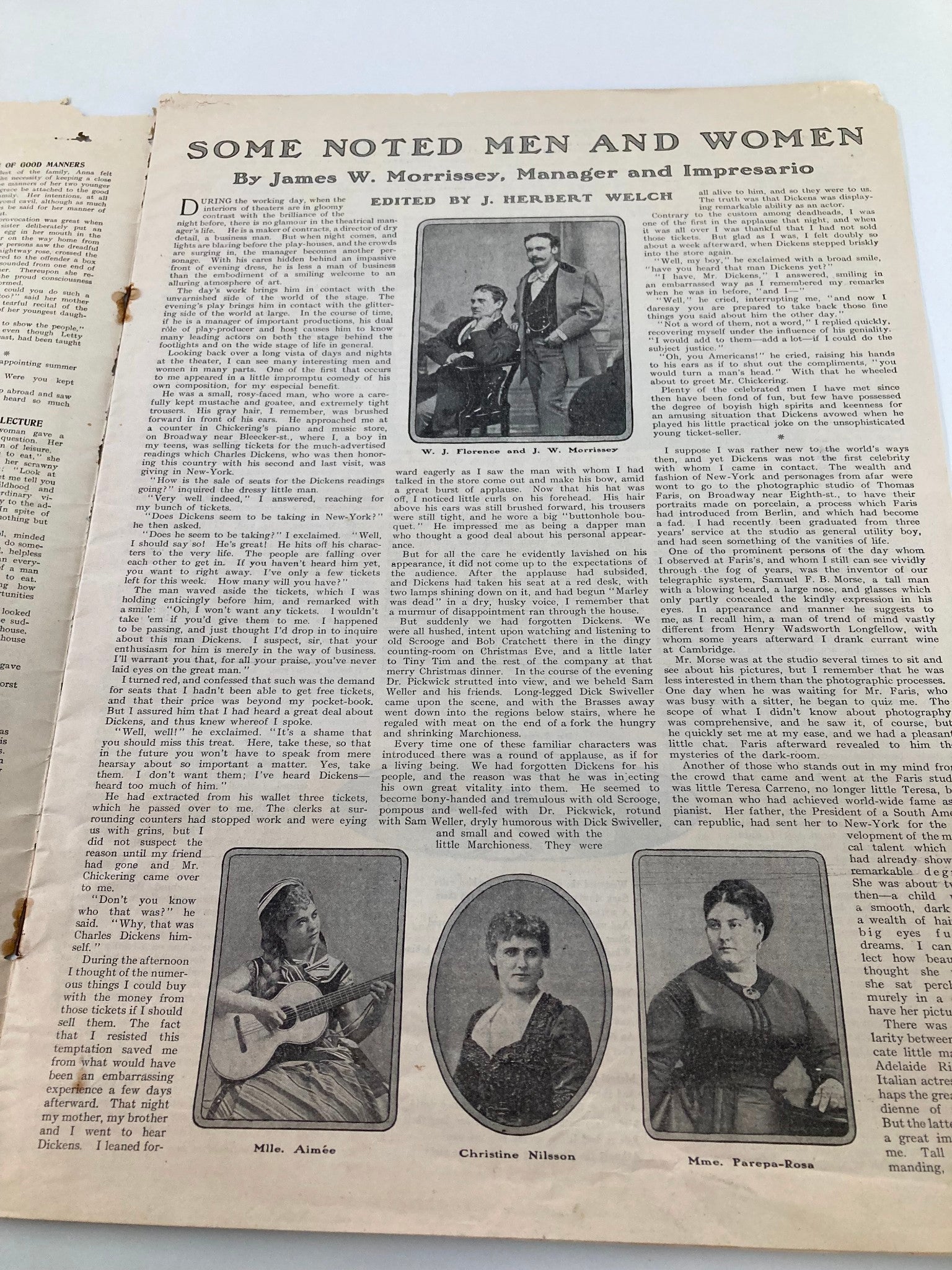 VTG The Sunday Magazine November 27 1904 Joseph Jefferson at his Winter Home