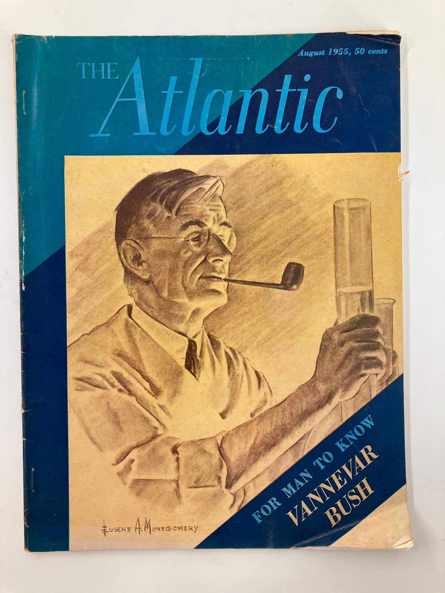 VTG The Atlantic Magazine August 1955 For Man To Know Vannevar Bush No Label