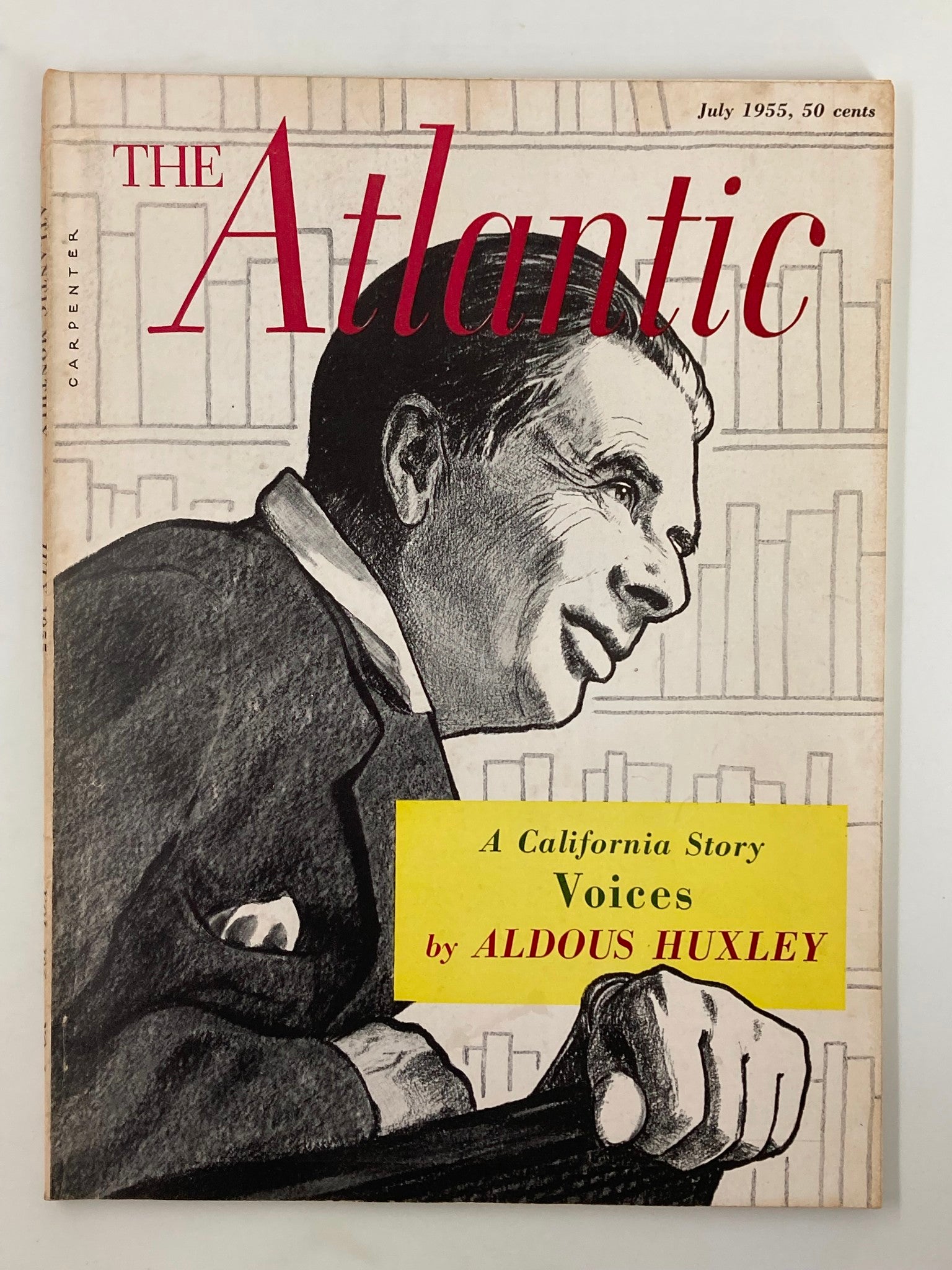 VTG The Atlantic Magazine July 1955 A California Story Voices No Label