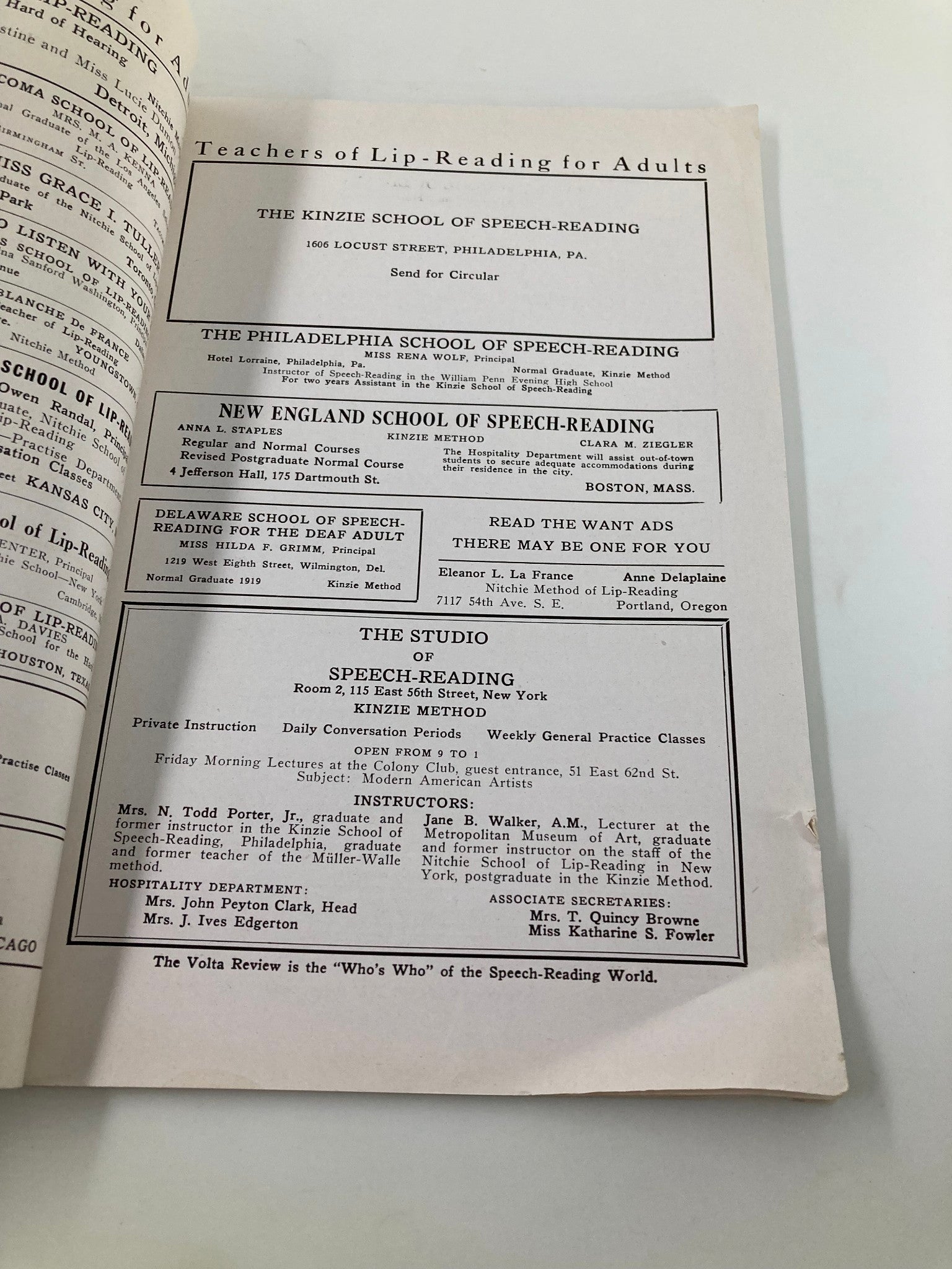 VTG Volta Review Magazine June 1922 The Art Museum The Pride of Toledo No Label