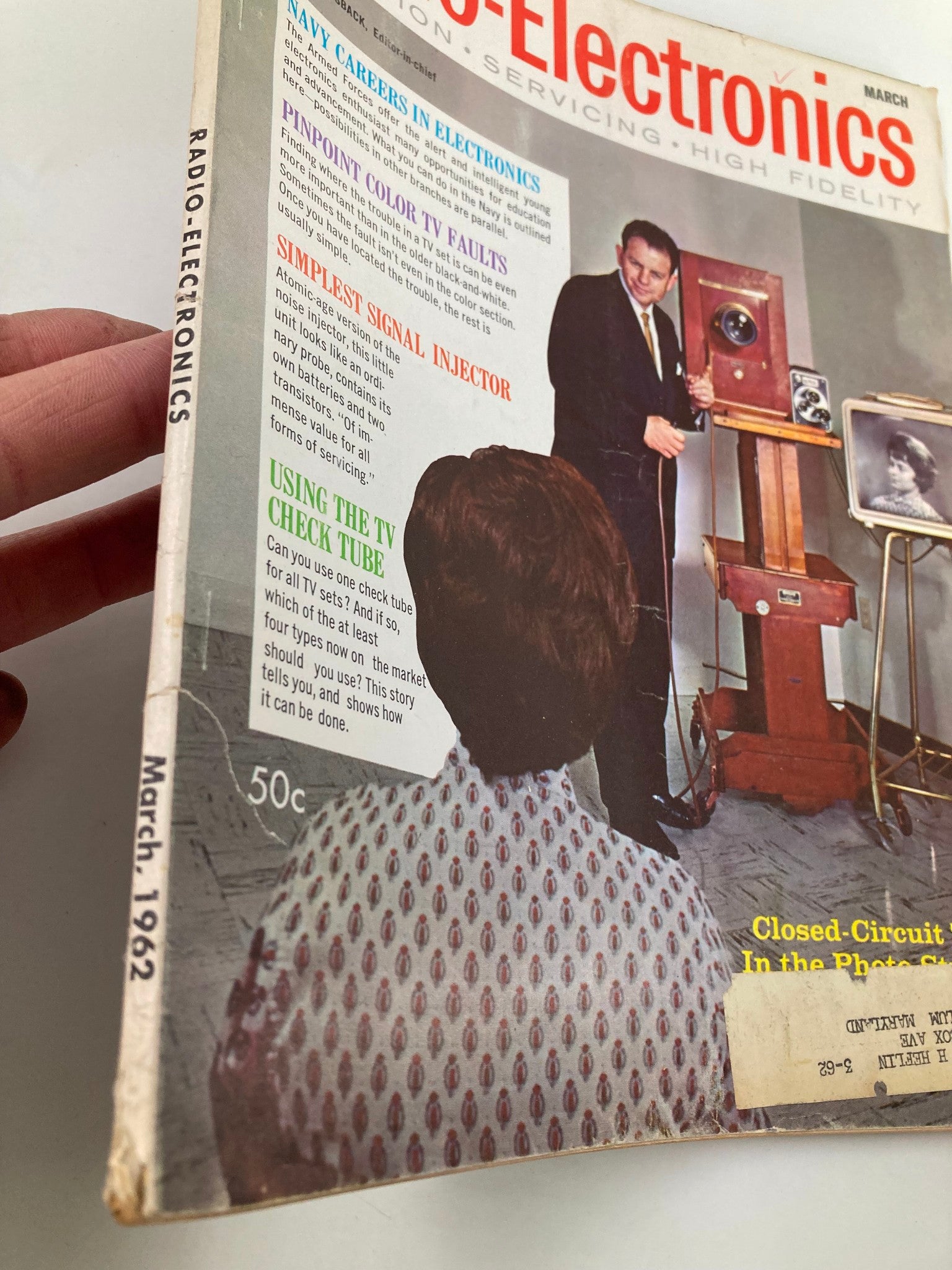 VTG Radio-Electronics Magazine March 1962 Closed-Circuit TV in the Photo Studio