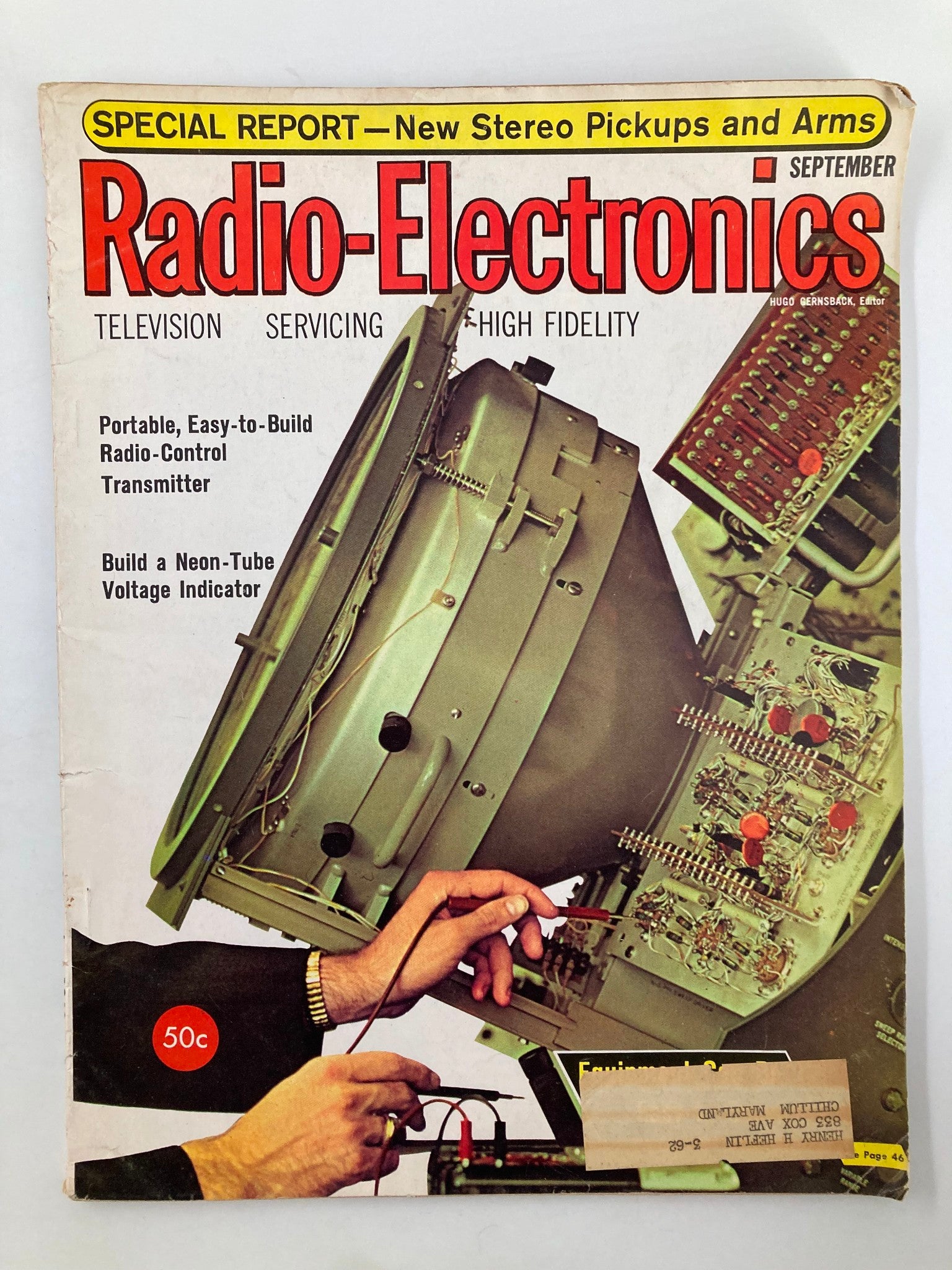 VTG Radio-Electronics Magazine September 1960 Swing-Back and Lock-In Chassis