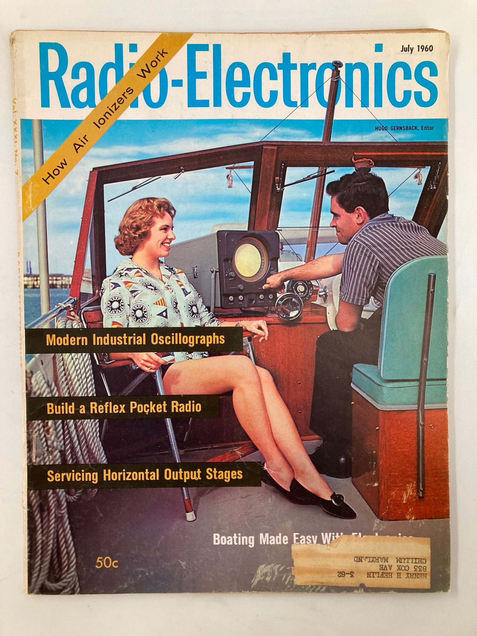 VTG Radio-Electronics Magazine July 1960 Small-Boat Radio & Electronic Equipment