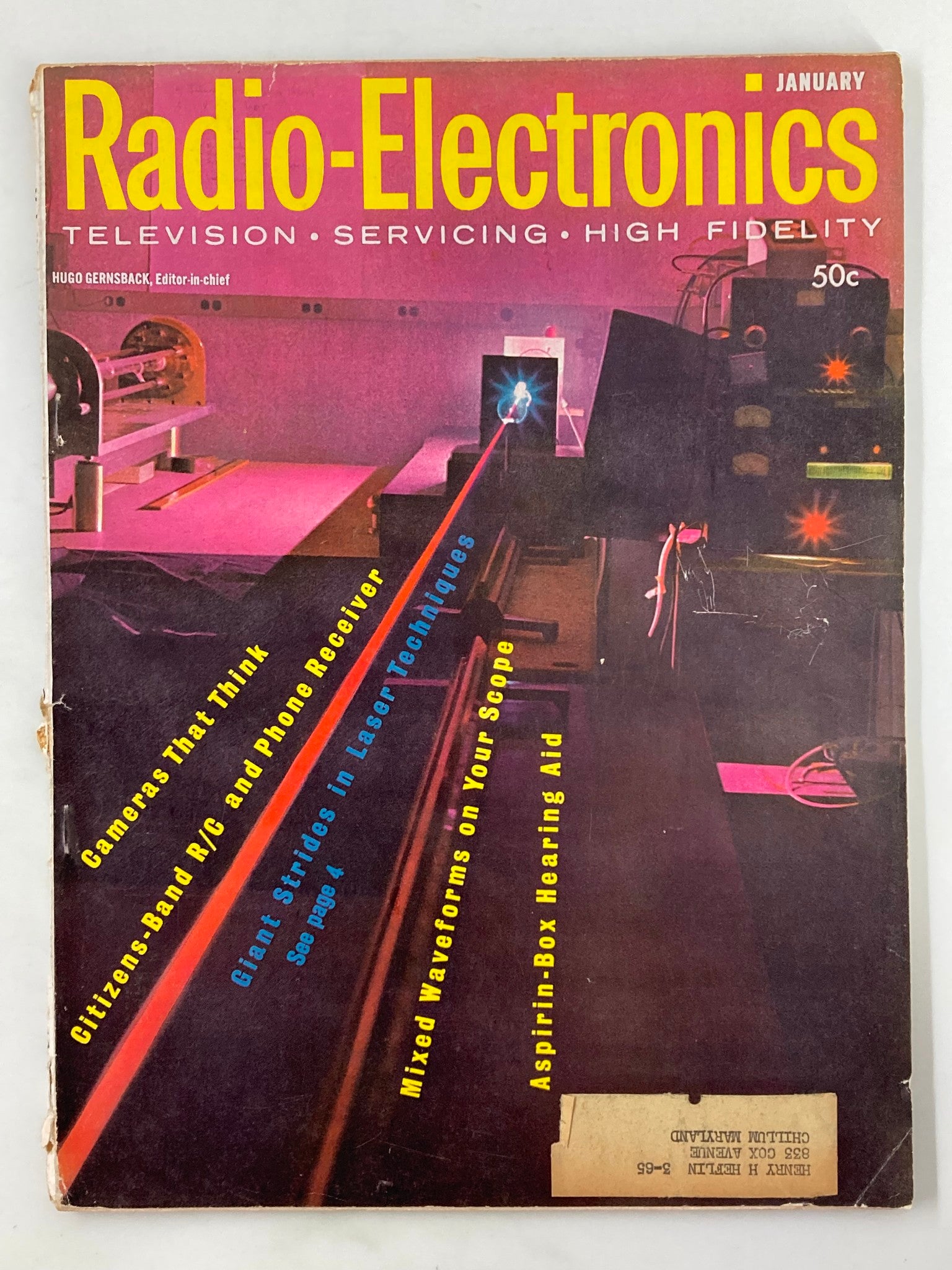 VTG Radio-Electronics Magazine January 1963 Mixed Waveforms on Your Scope