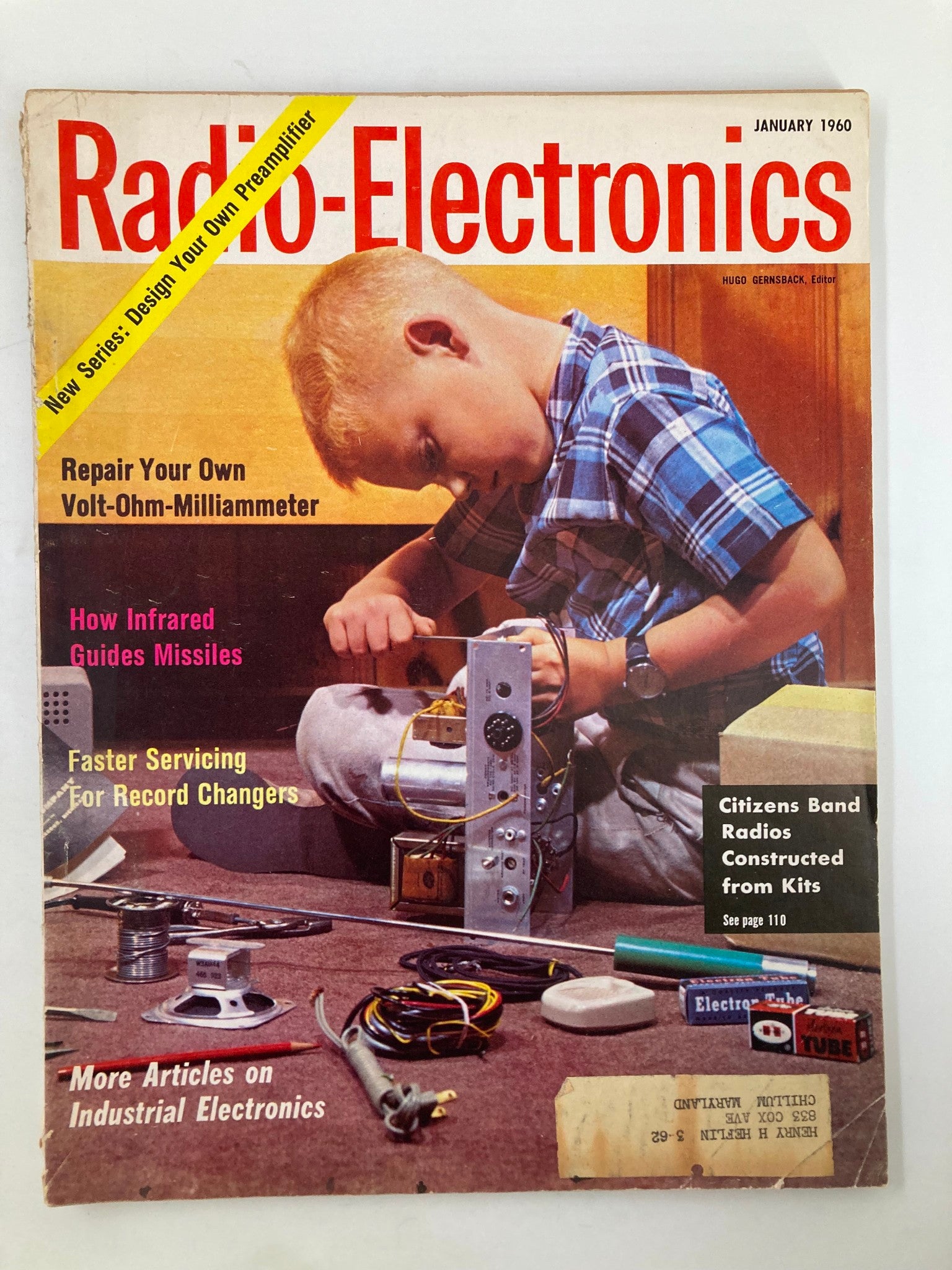 VTG Radio-Electronics Magazine January 1960 How Infrared Guides Missiles