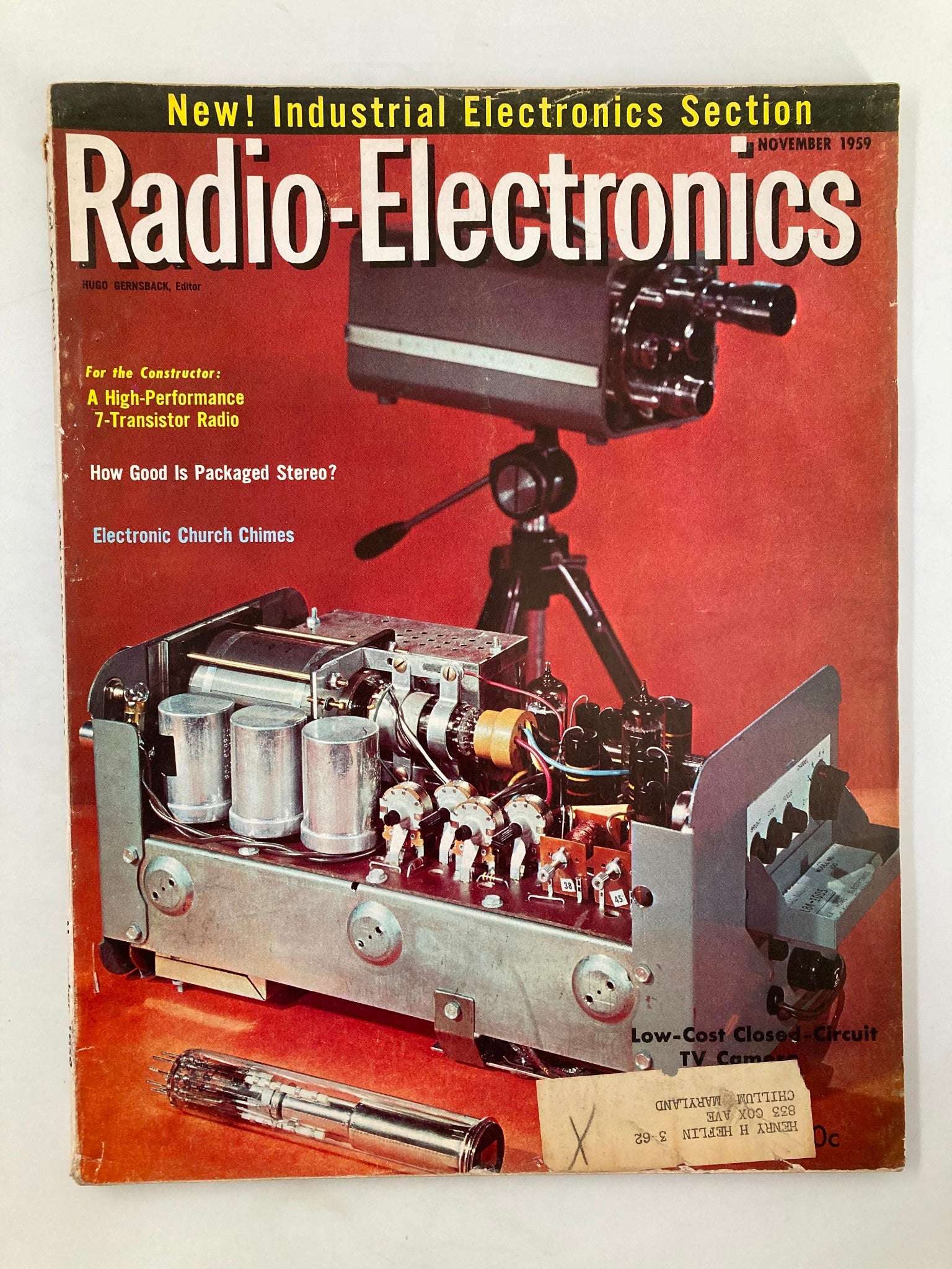 VTG Radio-Electronics Magazine November 1959 Electronic Church Chimes