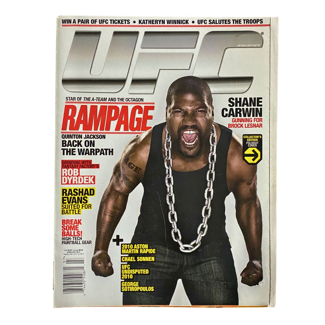 UFC Magazine June / July 2010 No. 5 Quinton Jackson No Label