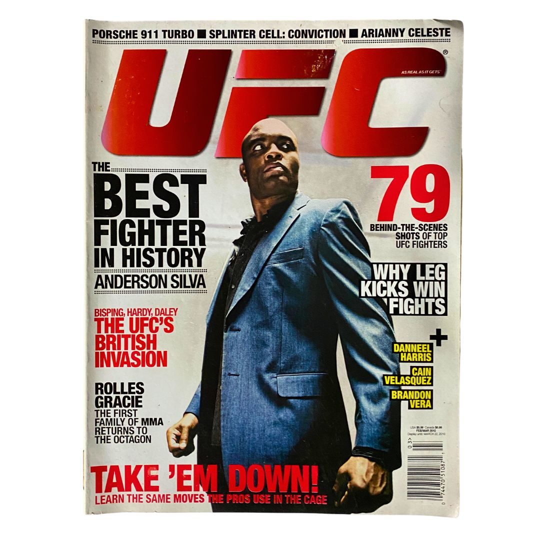 UFC Magazine February / March 2010 No. 3 Anderson Silva No Label