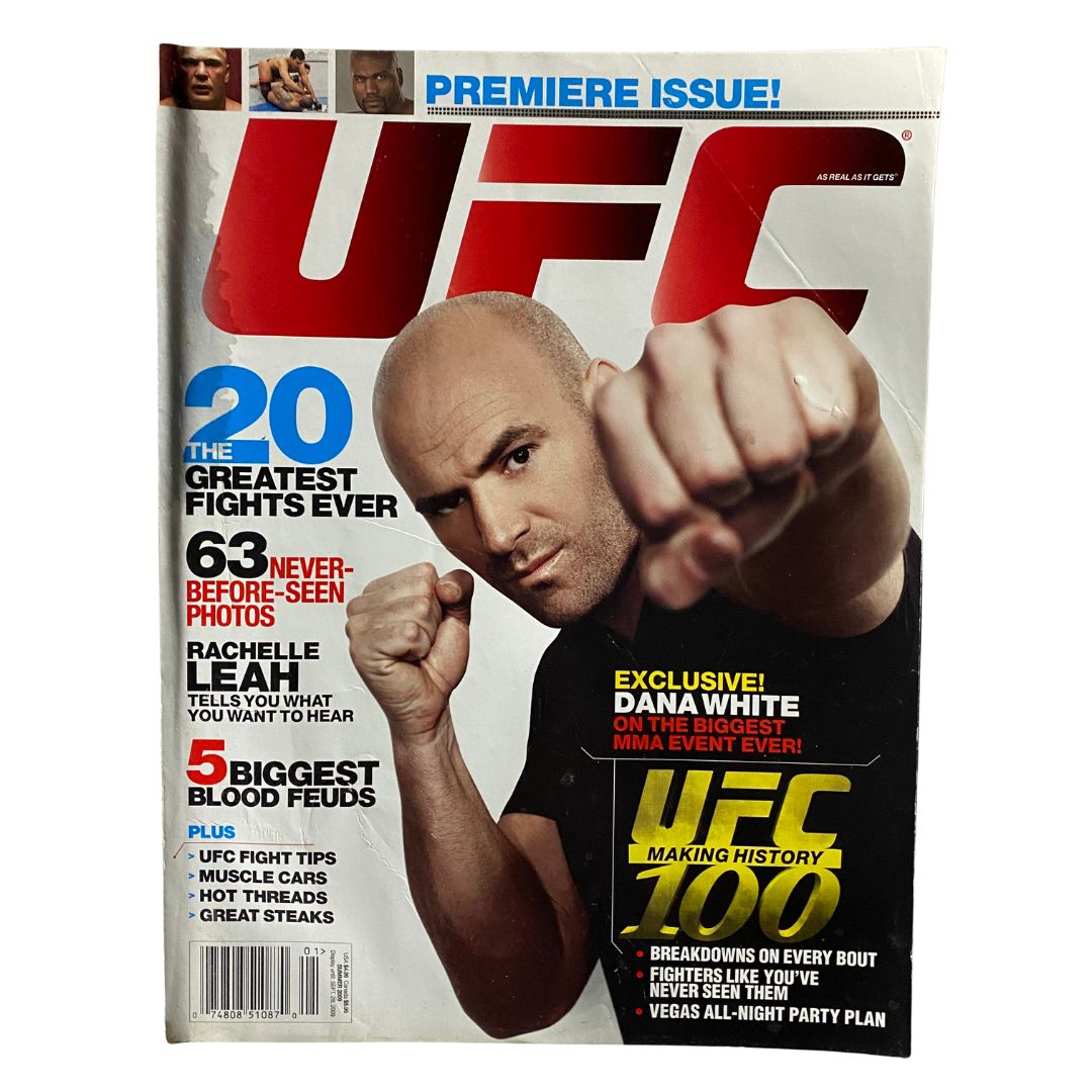 UFC Magazine Summer 2009 No. 1 Premier Issue Dana White No Label