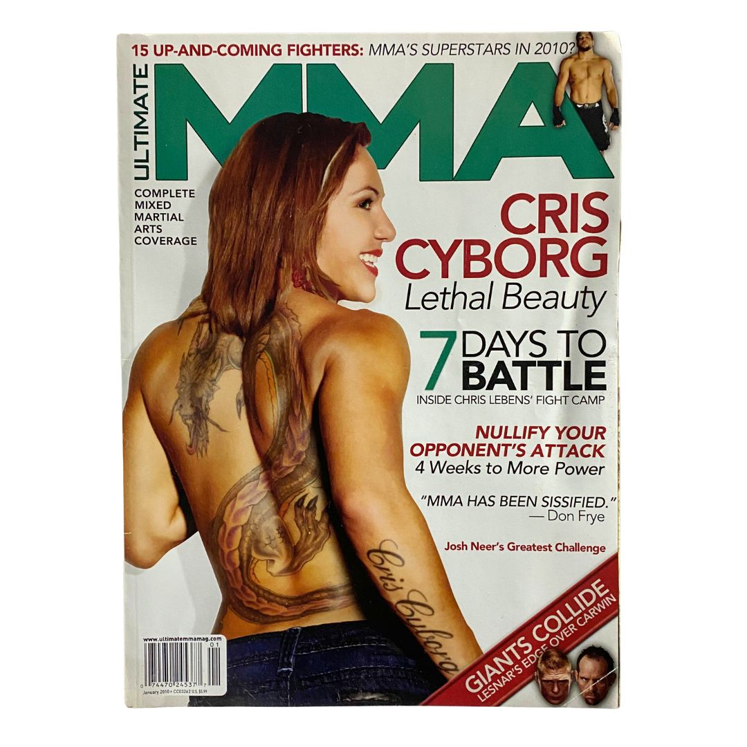 Ultimate MMA Magazine January 2010 Vol 10, Num 1 Cris Santos No Label