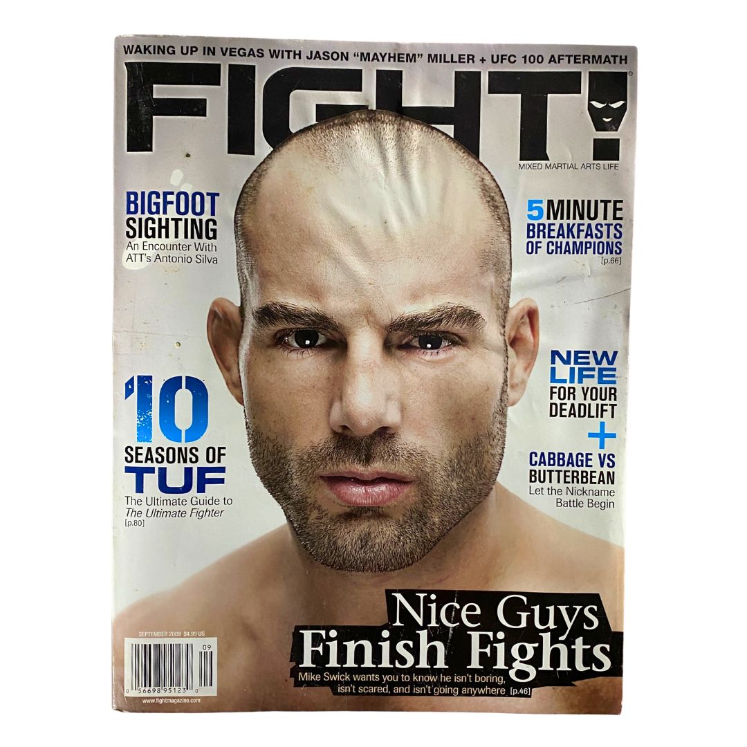 Fight! Magazine September 2009 Mike Swick Cover No Label