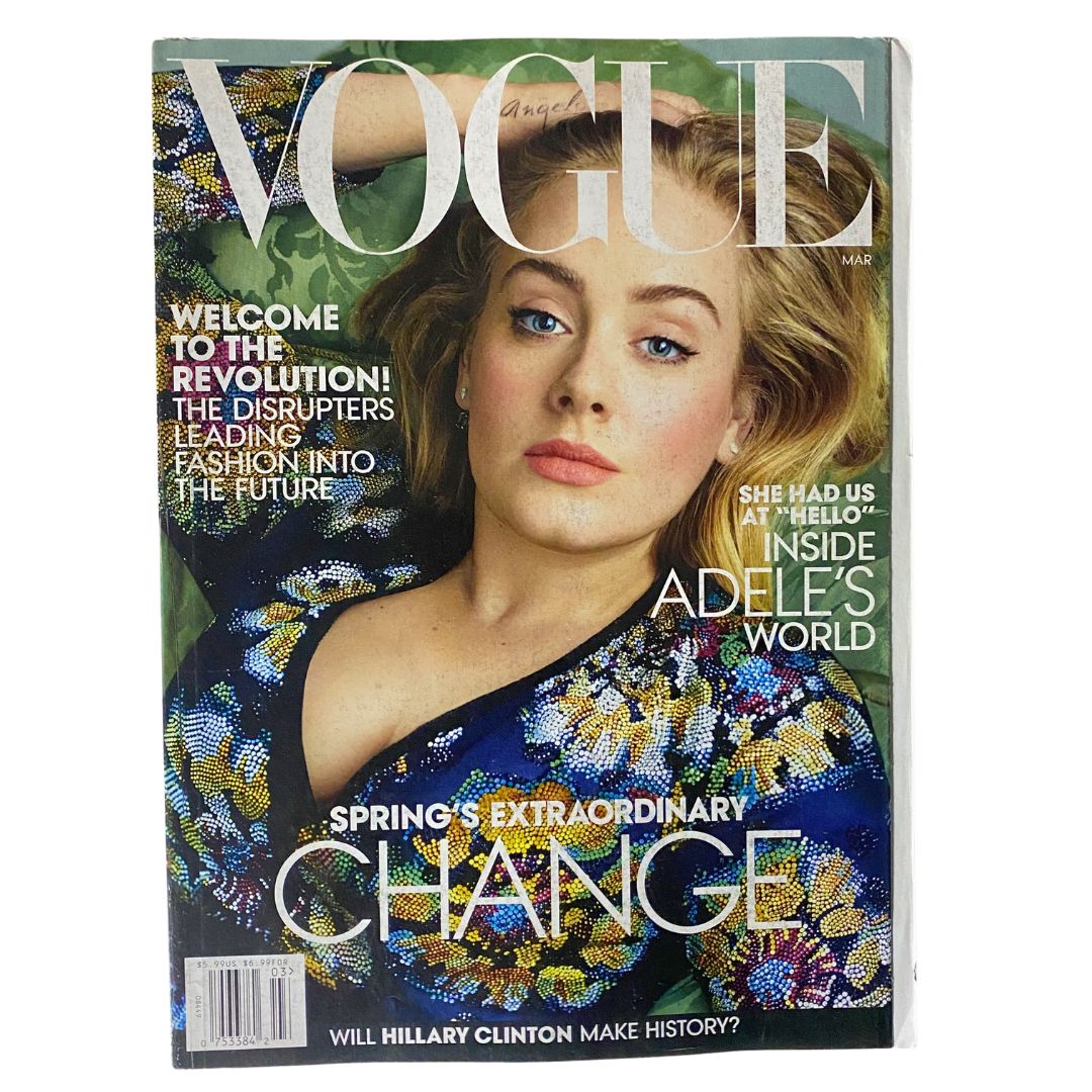 Vogue US Magazine March 2016 Inside Adele's World No Label VG