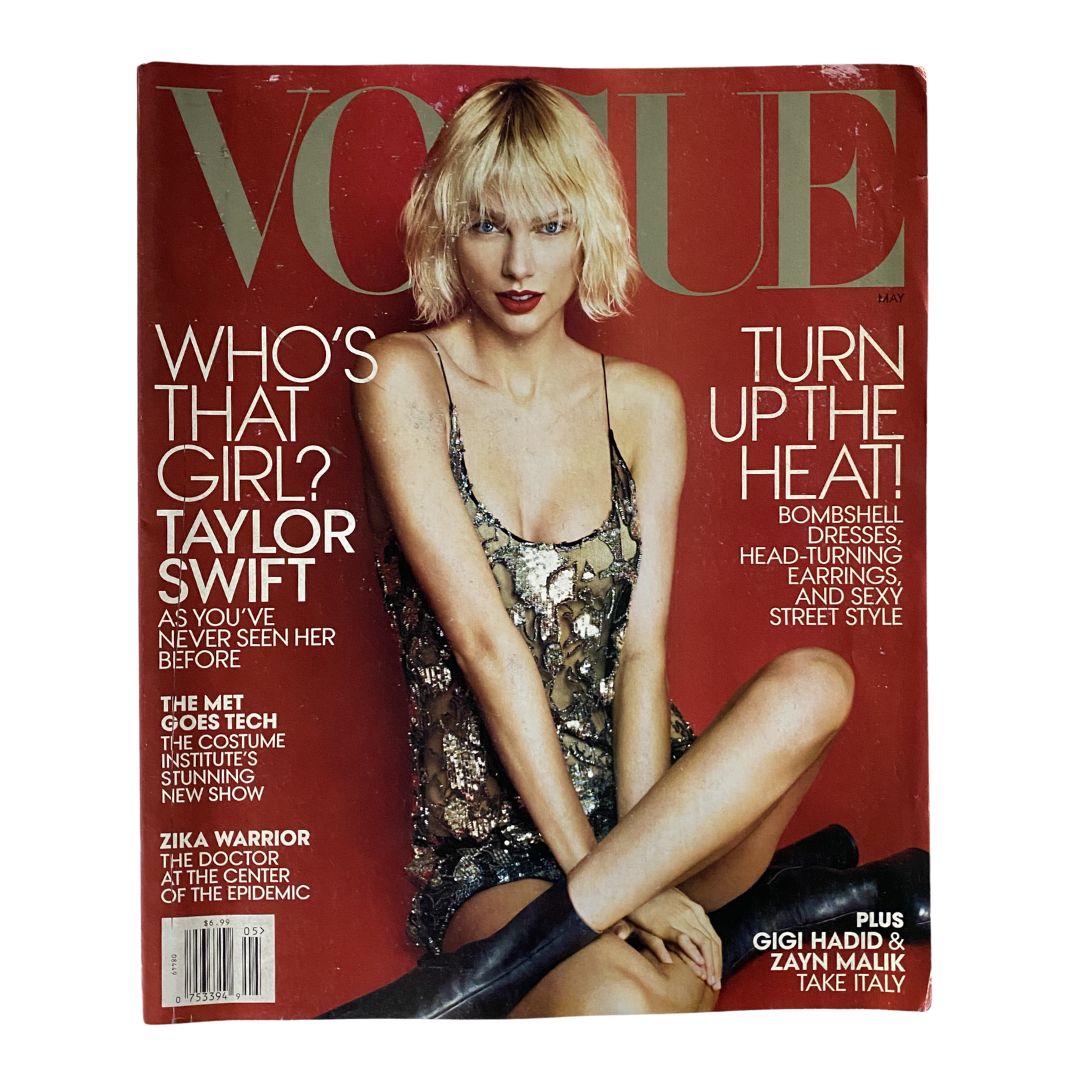 Vogue US Magazine May 2016 Taylor Swift, Gigi Hadid and Zayn Malik No Label