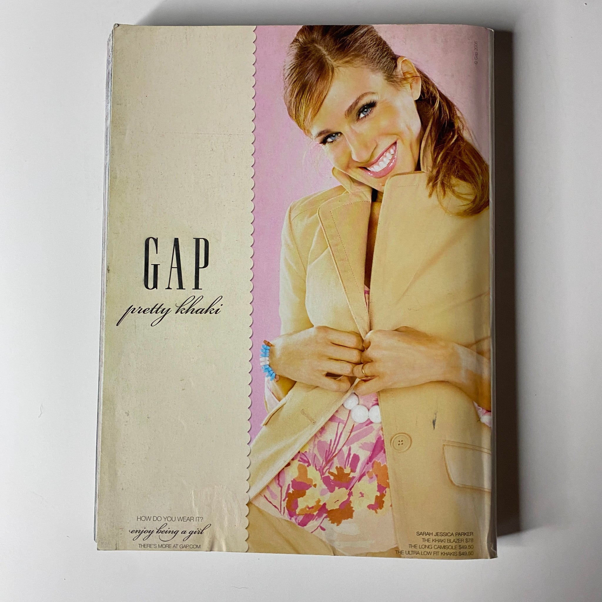Vogue Magazine March 2005 with a cover featuring a smiling woman styled in GAP, presenting chic spring fashion.