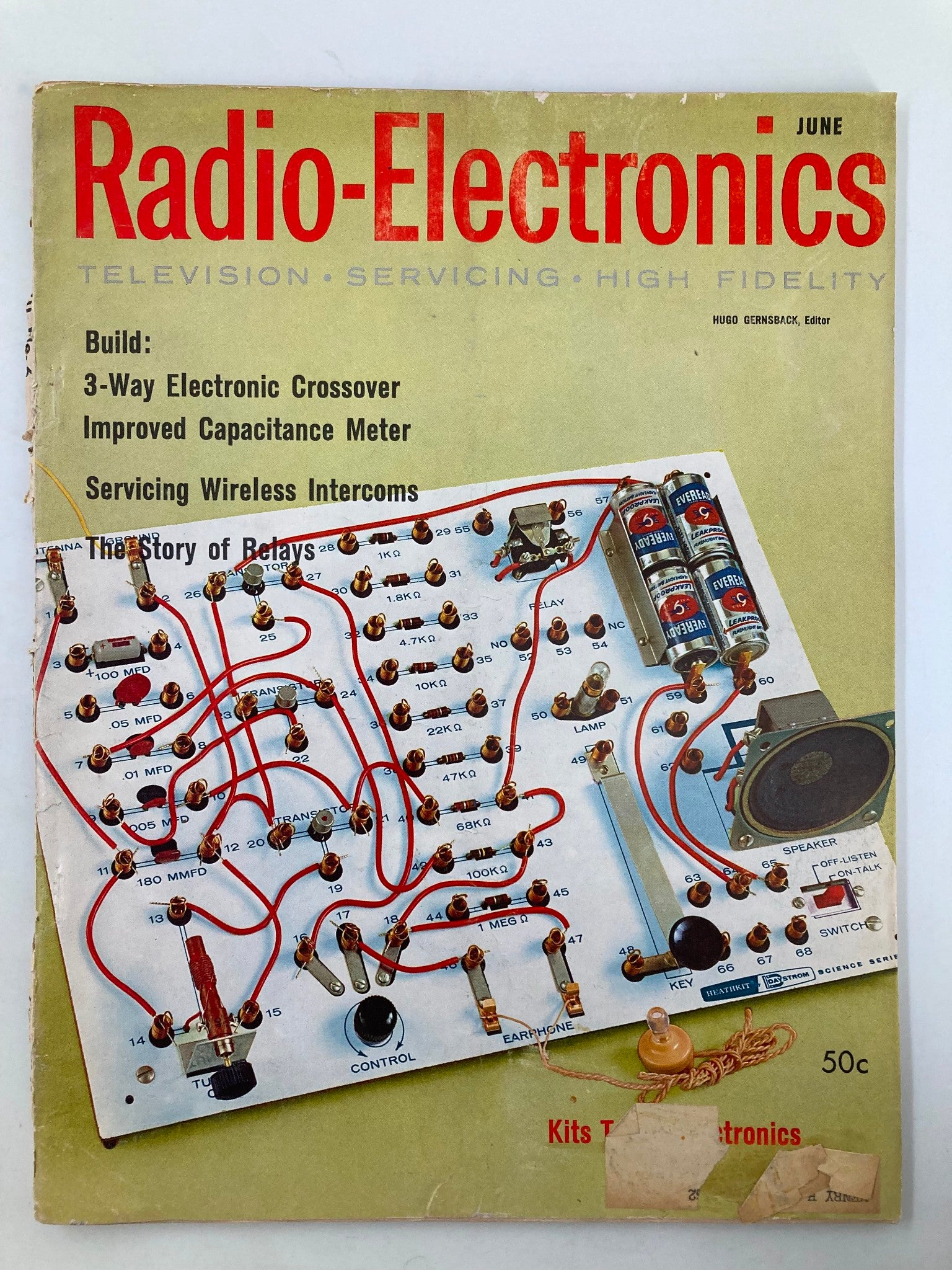 VTG Radio-Electronics Magazine June 1961 Build 3-Way Electronic Crossover