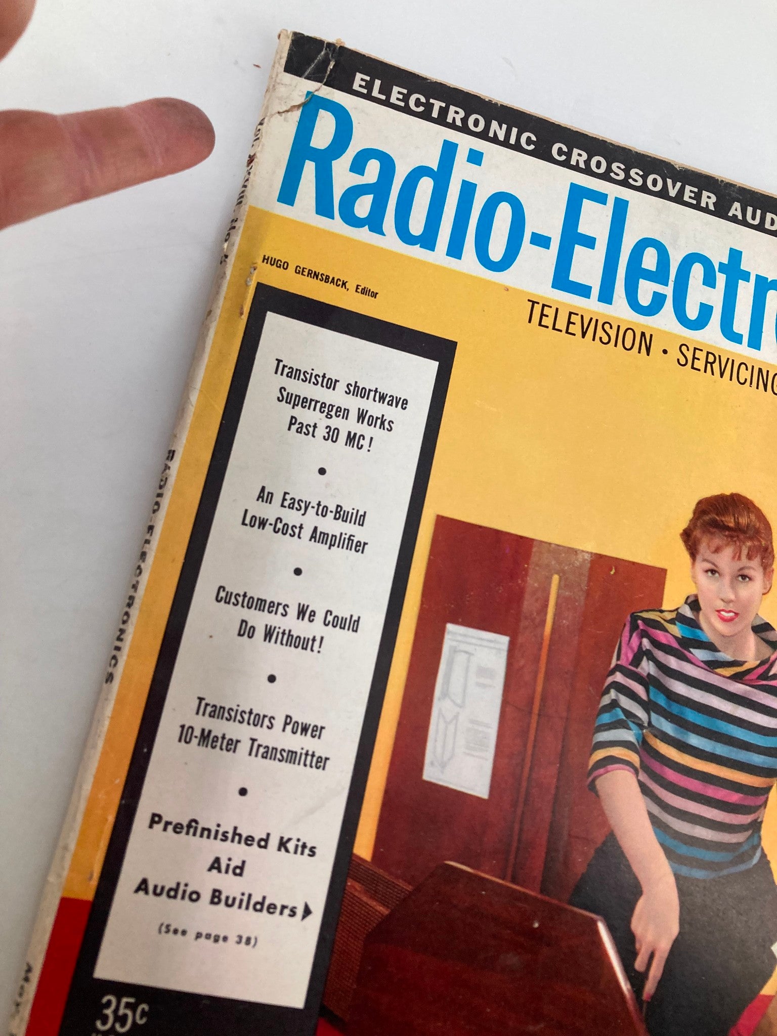 VTG Radio-Electronics Magazine May 1957 Prefinished Kits Aid Audio Builders