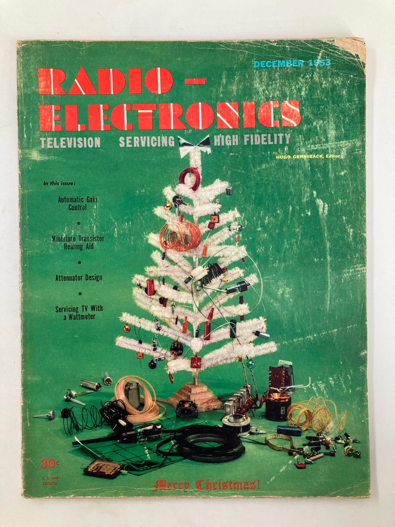 VTG Radio-Electronics Magazine December 1953 Automatic Gain Control