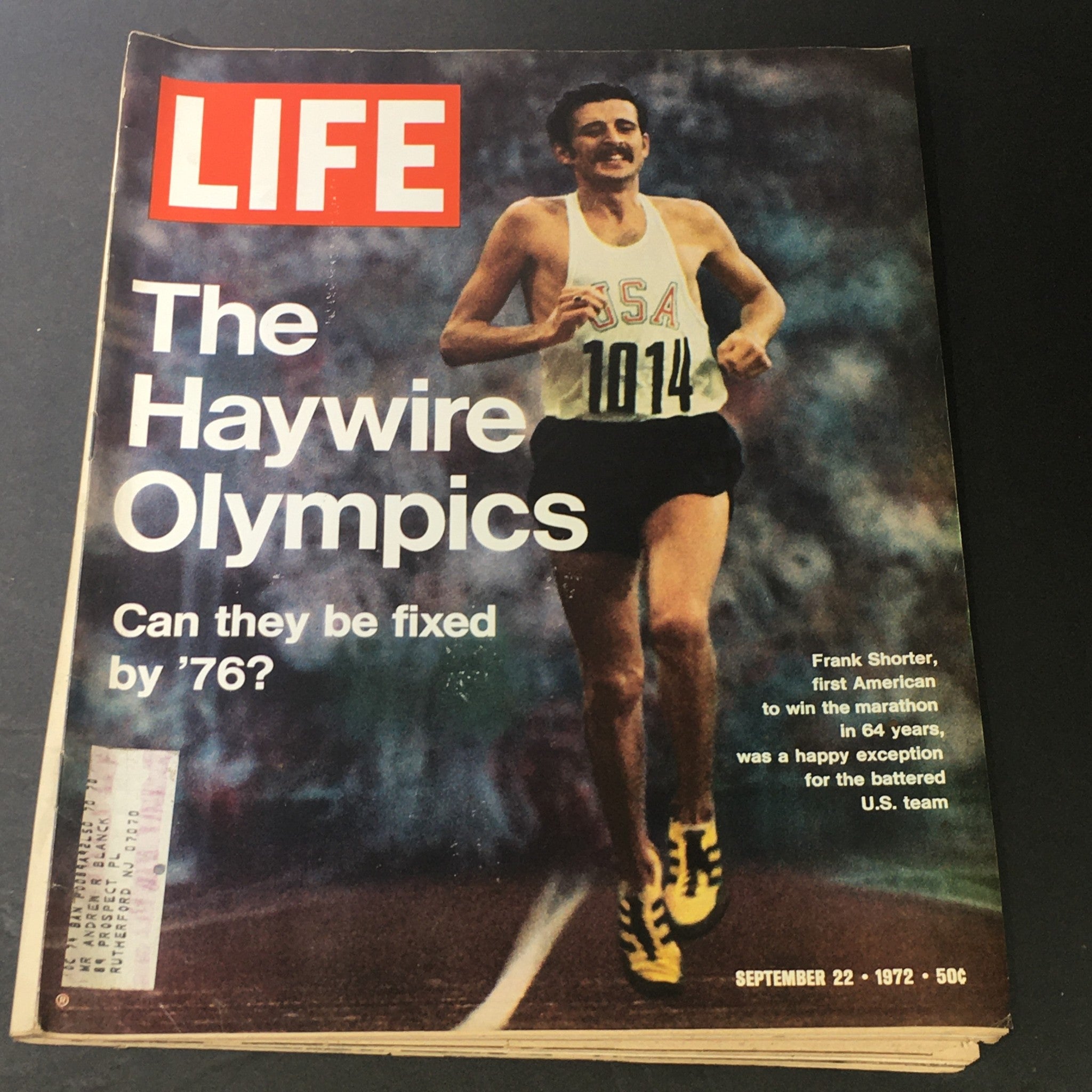 VTG Life Magazine September 22 1972 - Haywire Olympics Winner Frank Shorter