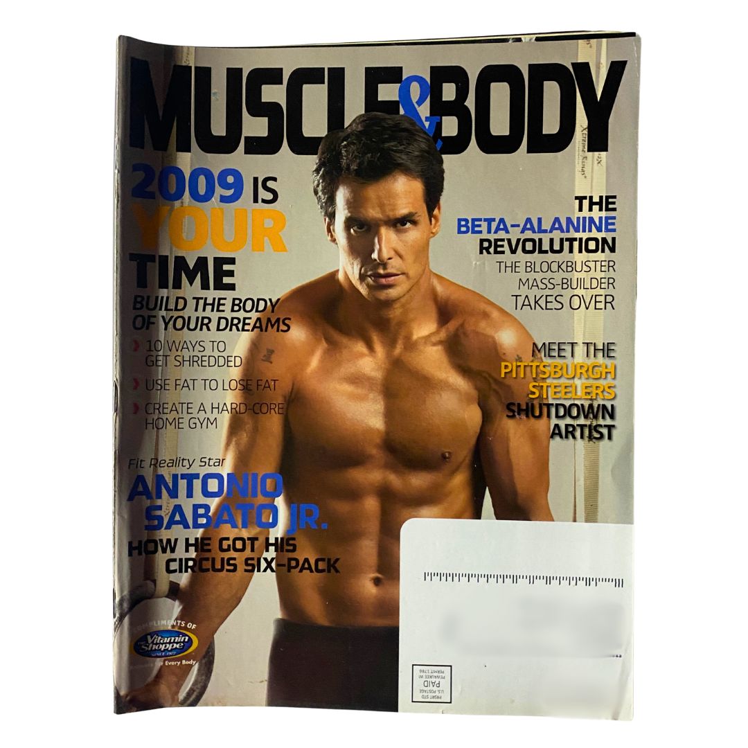 Muscle & Body Magazine 2009 Fit Reality Star Antonio Sabato Jr.