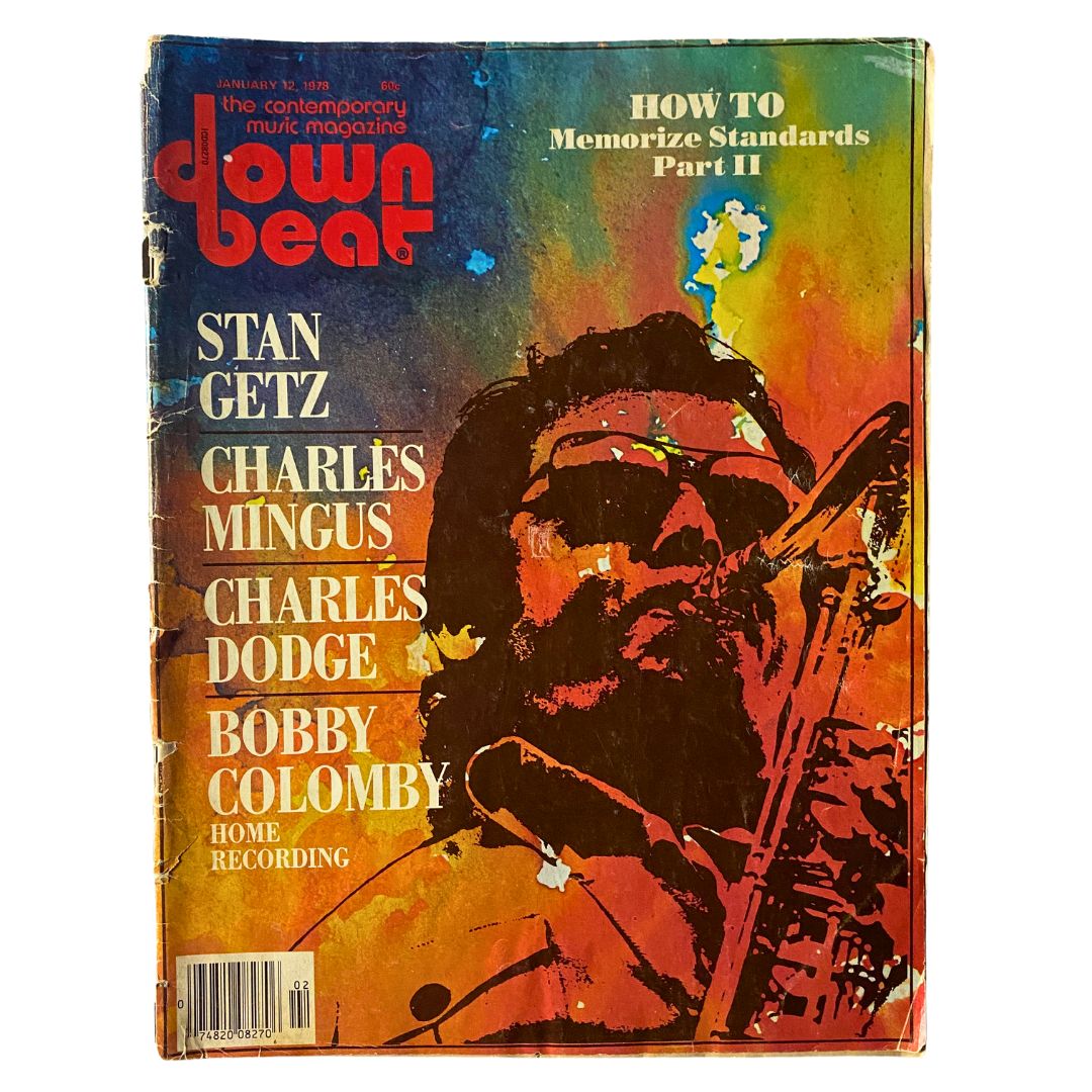 VTG Down Beat Magazine January 12 1978 David Spitzer GD Interior No Label