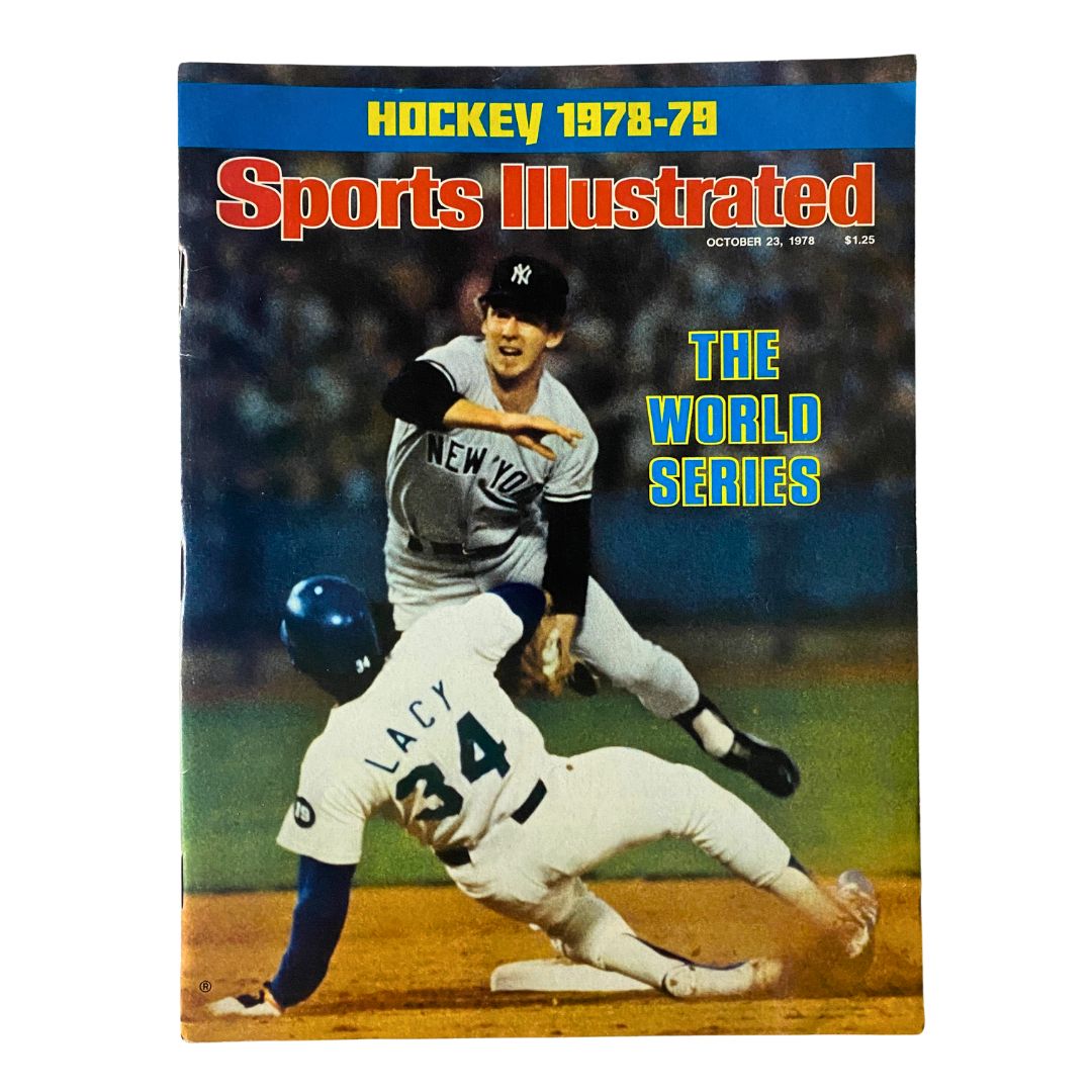 VTG Sports Illustrated Magazine October 23 1978 The World Series No Label VG