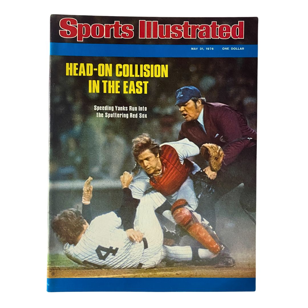 VTG Sports Illustrated Magazine May 31 1976 Carlton Fisk No Label VG