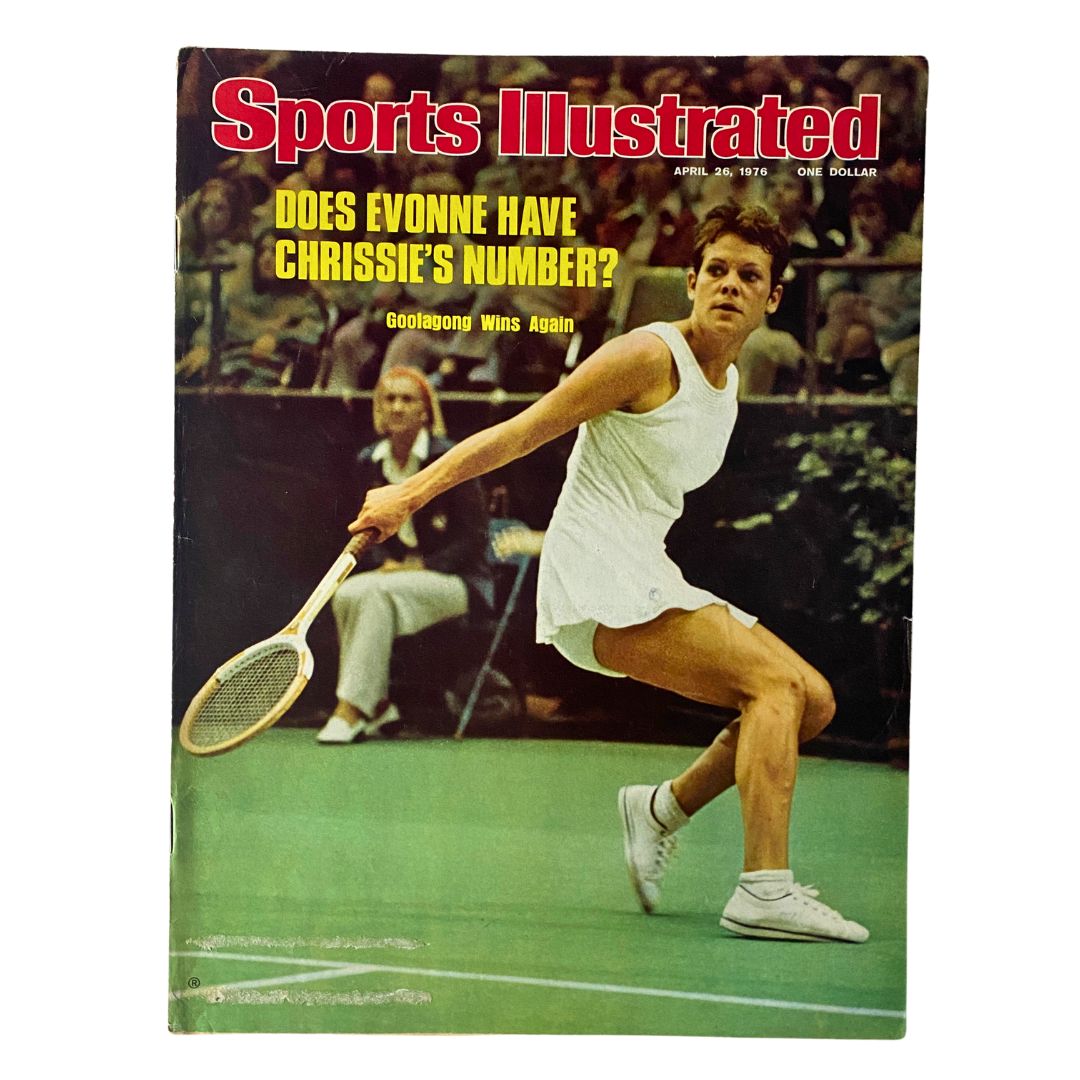 VTG Sports Illustrated Magazine April 26 1976 Evonne Goolagong VG