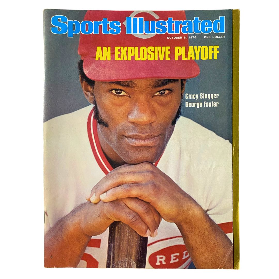 VTG Sports Illustrated Magazine October 11 1976 George Foster No Label VG