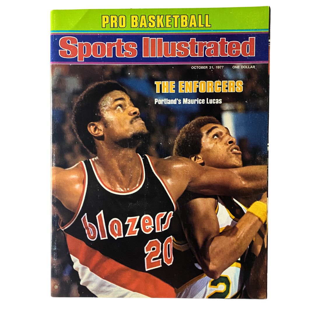 VTG Sports Illustrated Magazine October 31 1977 Maurice Lucas No Label VG