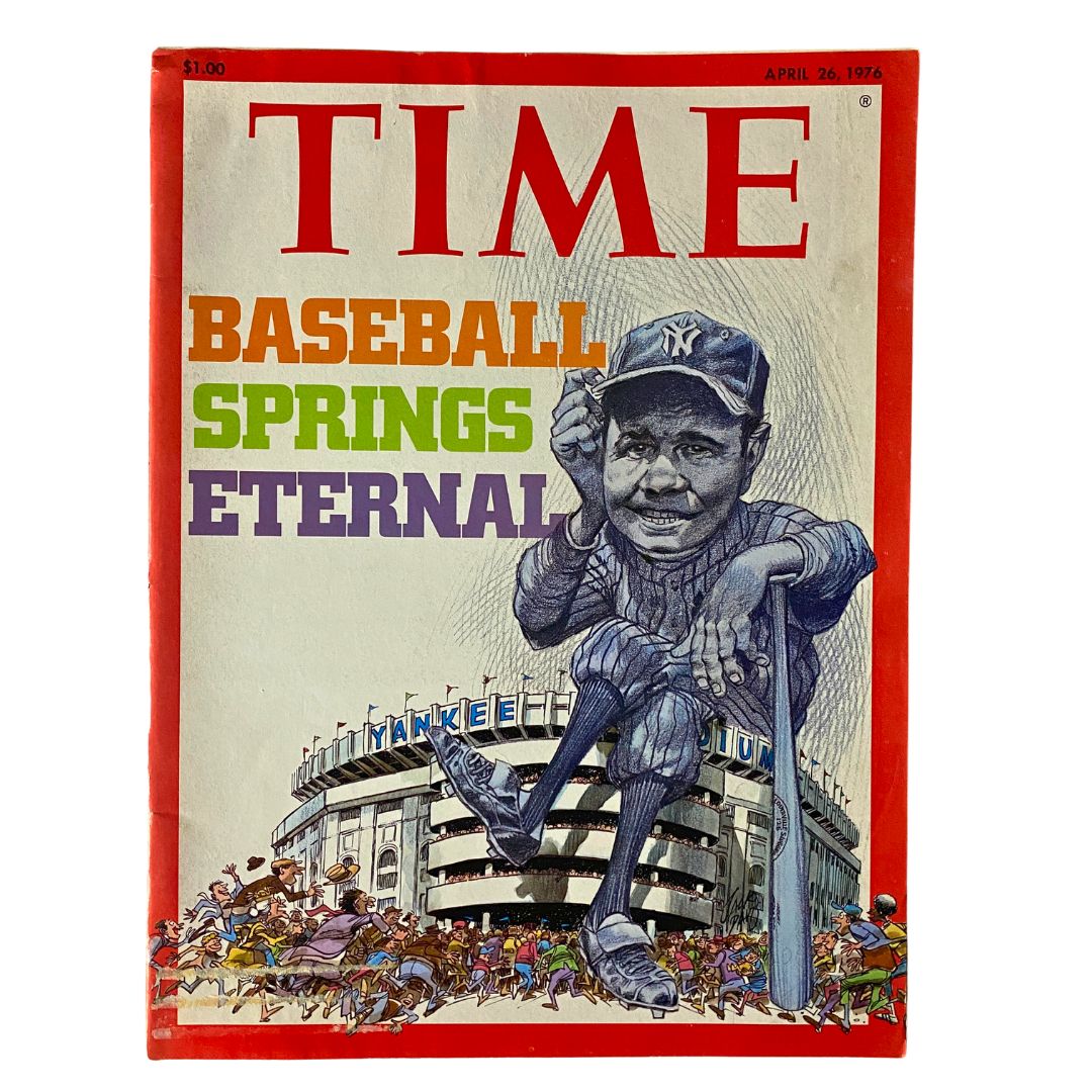 VTG Time Magazine April 26 1976 Baseball Springs Eternal VG