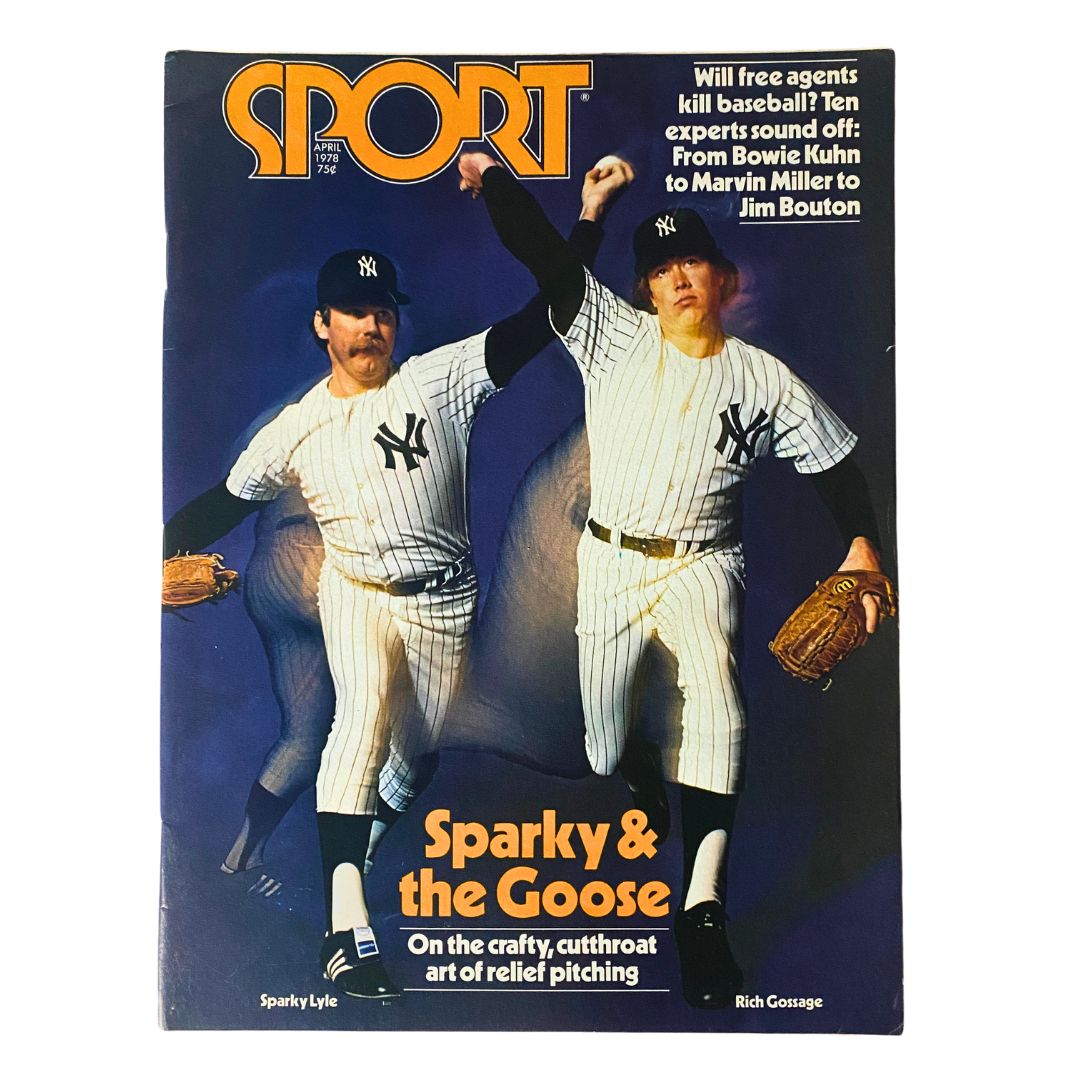 VTG Sport Magazine April 1978 Sparky Lyle & Rich Gossage No Label VG