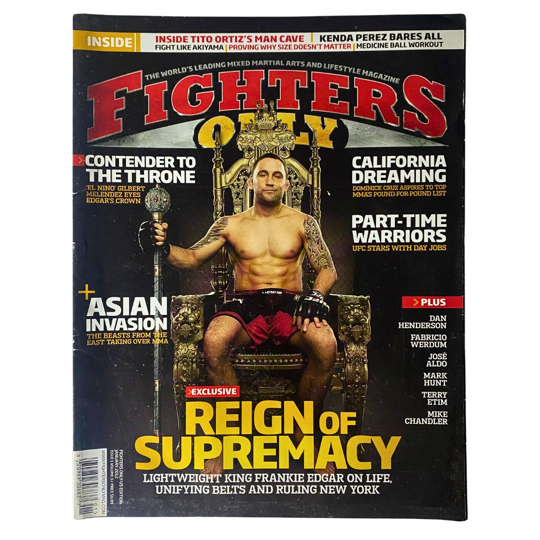 Fighters Only US Magazine January 2012 Vol 3 No. 1 Frankie Edgar No Label