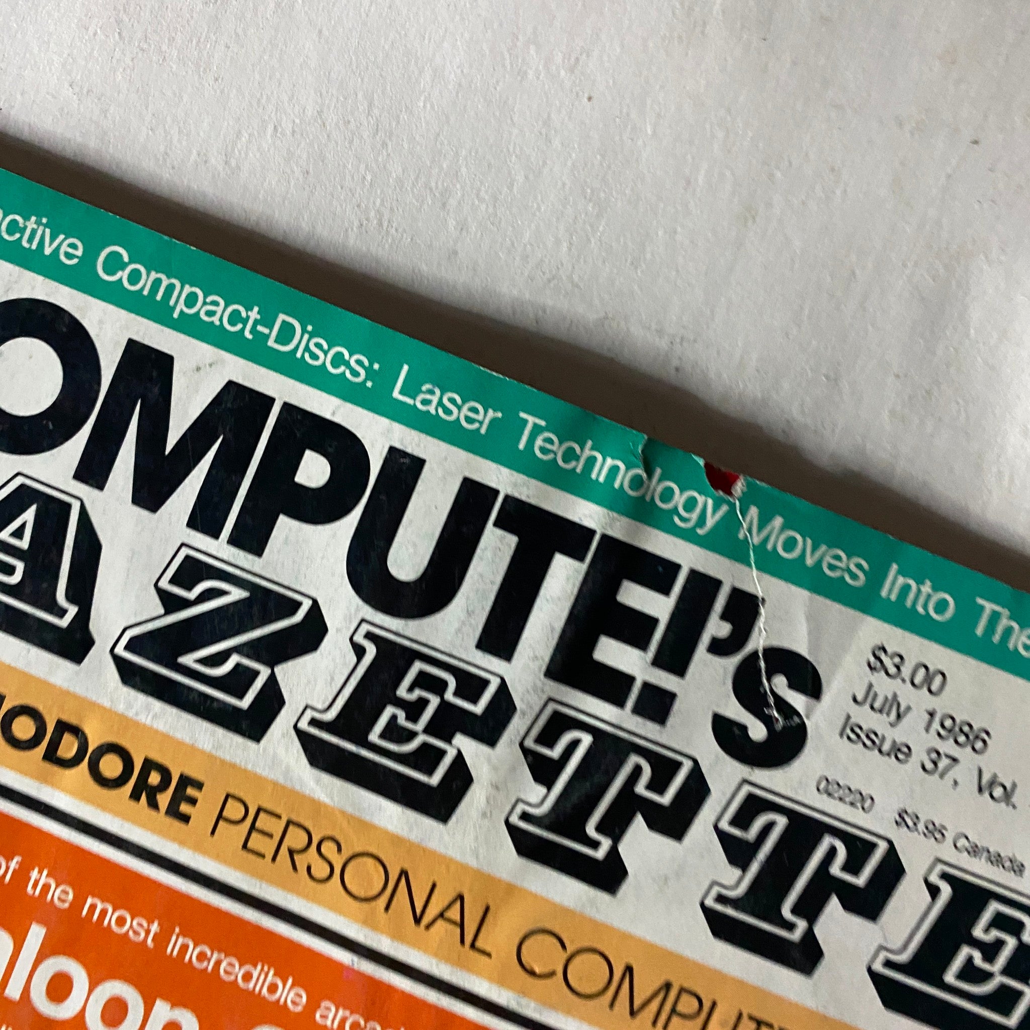 Compute's Gazette Magazine July 1986 Power Basic 64 Ram Disk