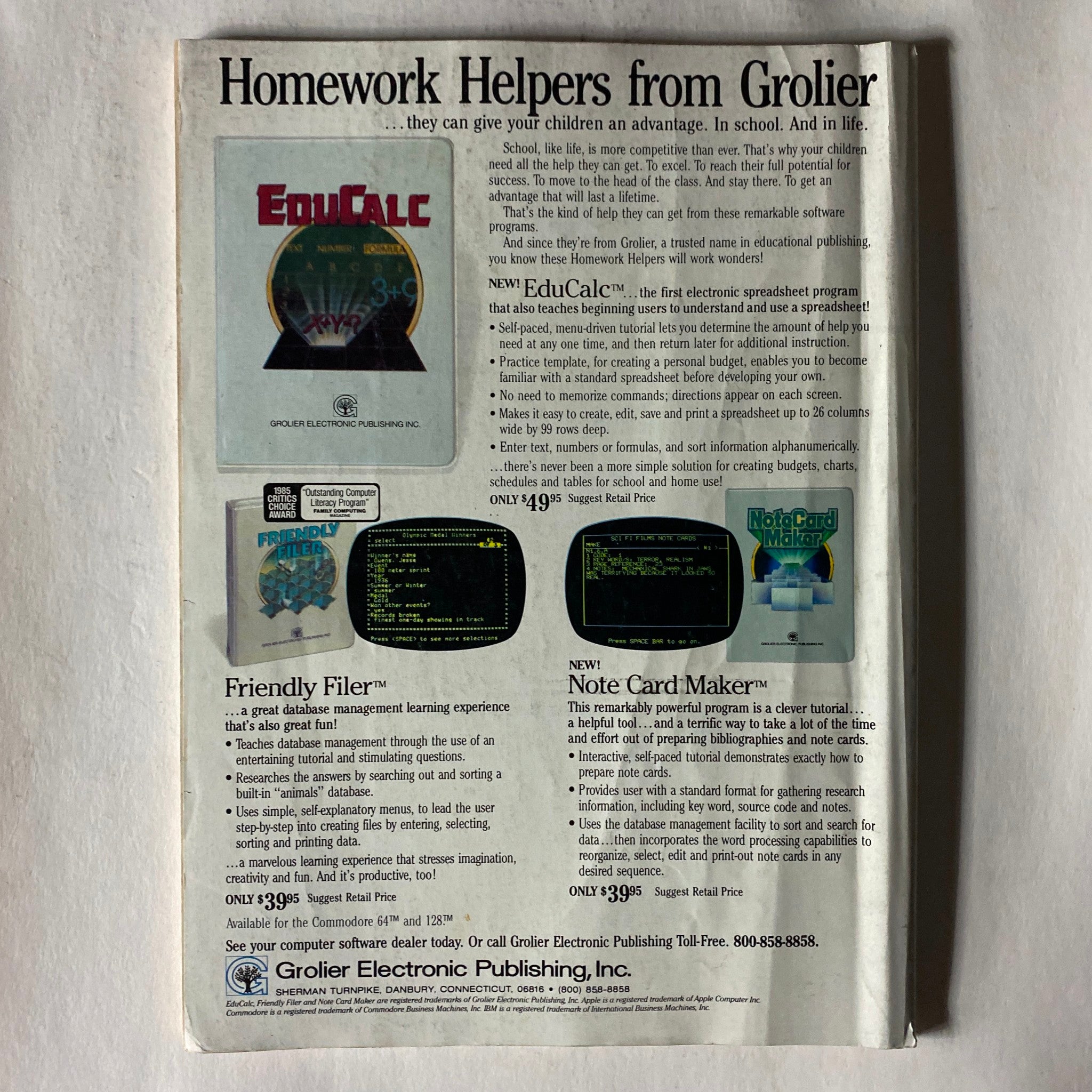 Compute's Gazette Magazine October 1985 Issue 28 A+ Picking The Right Printer