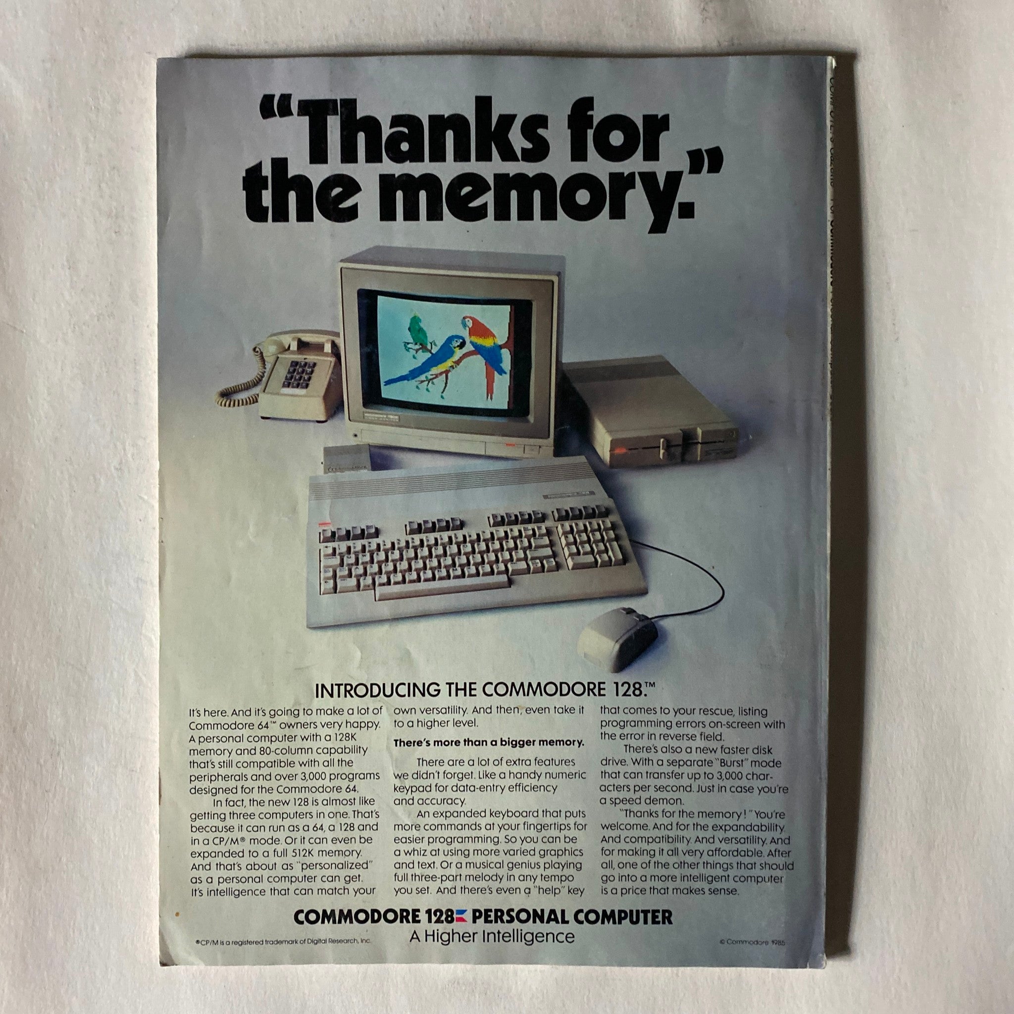 Compute's Gazette Magazine September 1985 Inside Commodore's New Amiga