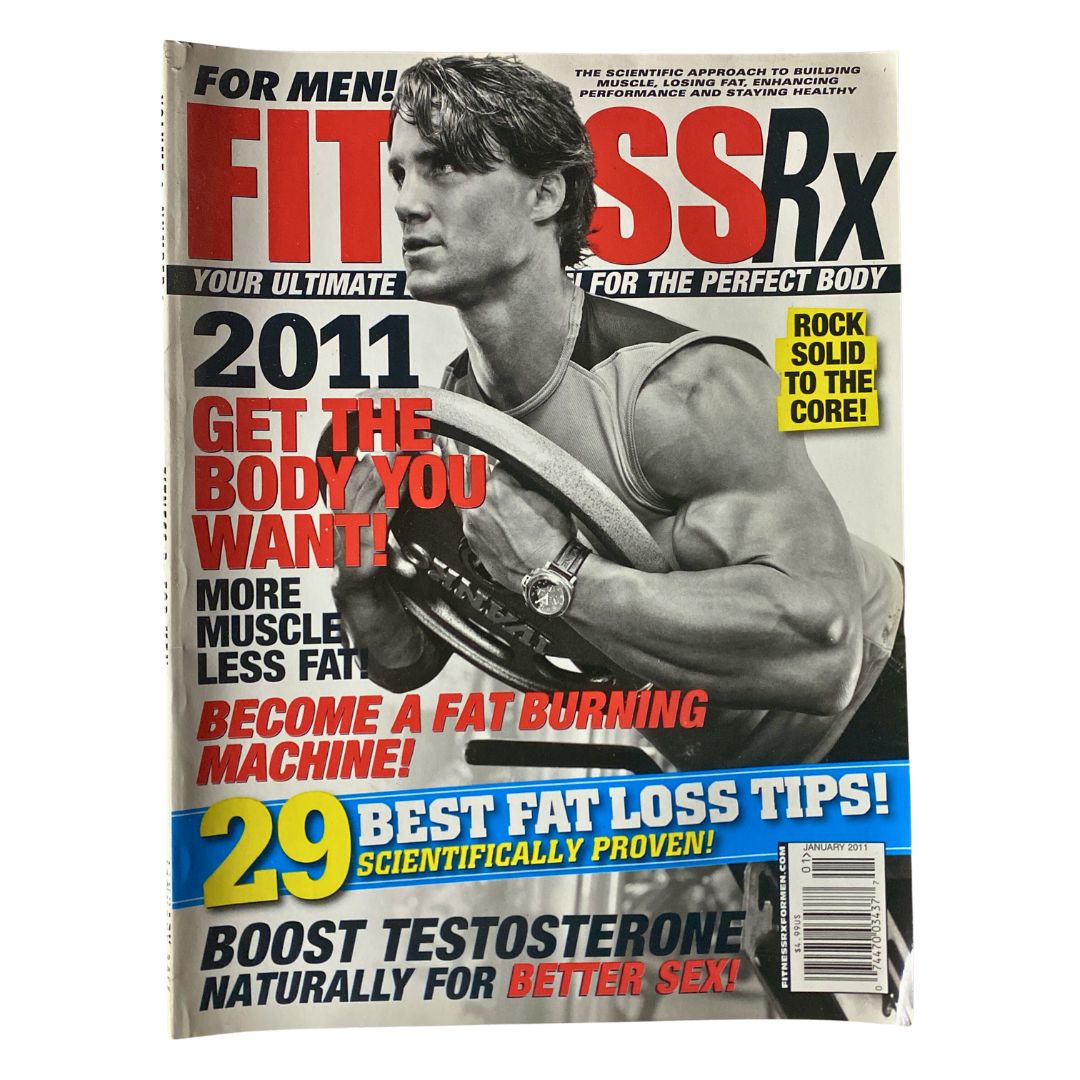 Fitness RX Magazine January 2011 Become A Fat Burning Machine No Label VG