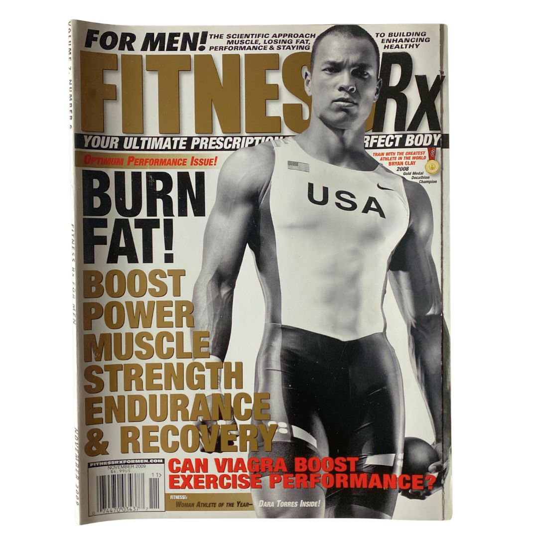 Fitness RX Magazine November 2009 Dara Torres Featured Inside No Label VG