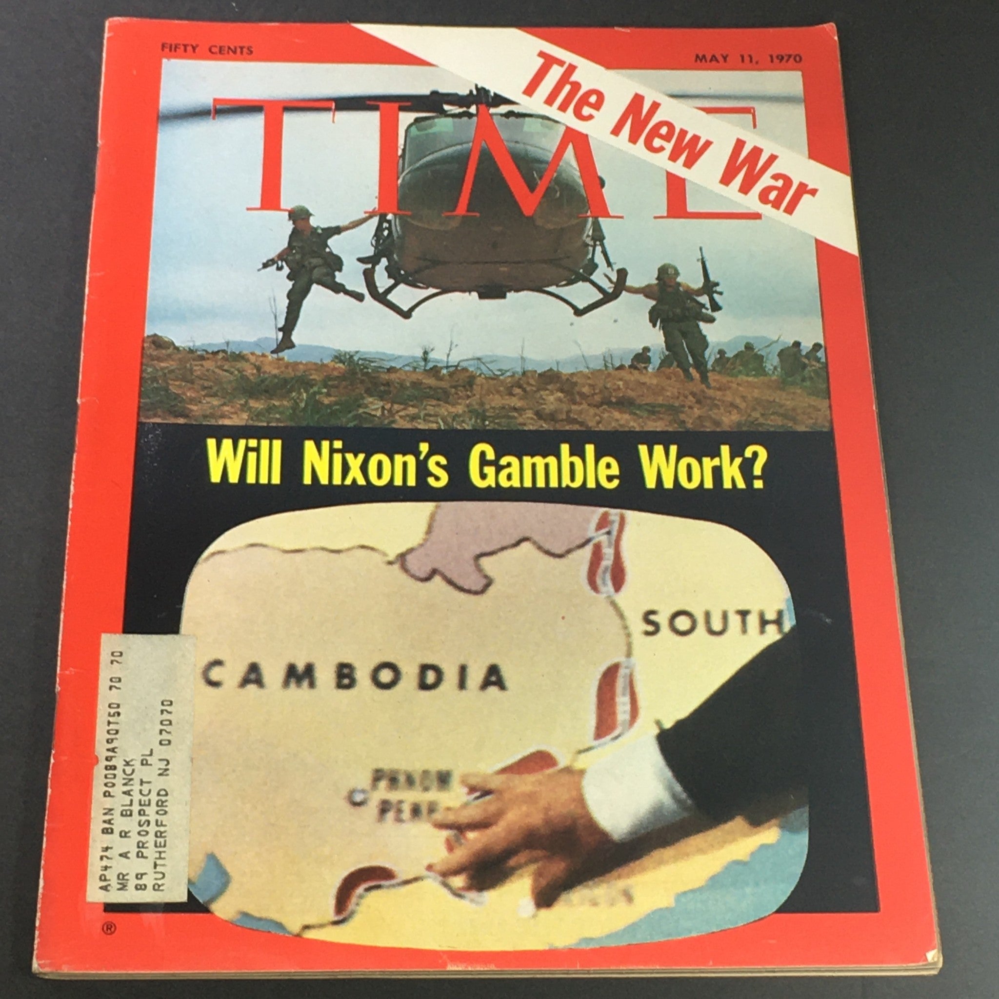 VTG Time Magazine May 11 1970 - The New War / Will Richard Nixon's Gamble Work