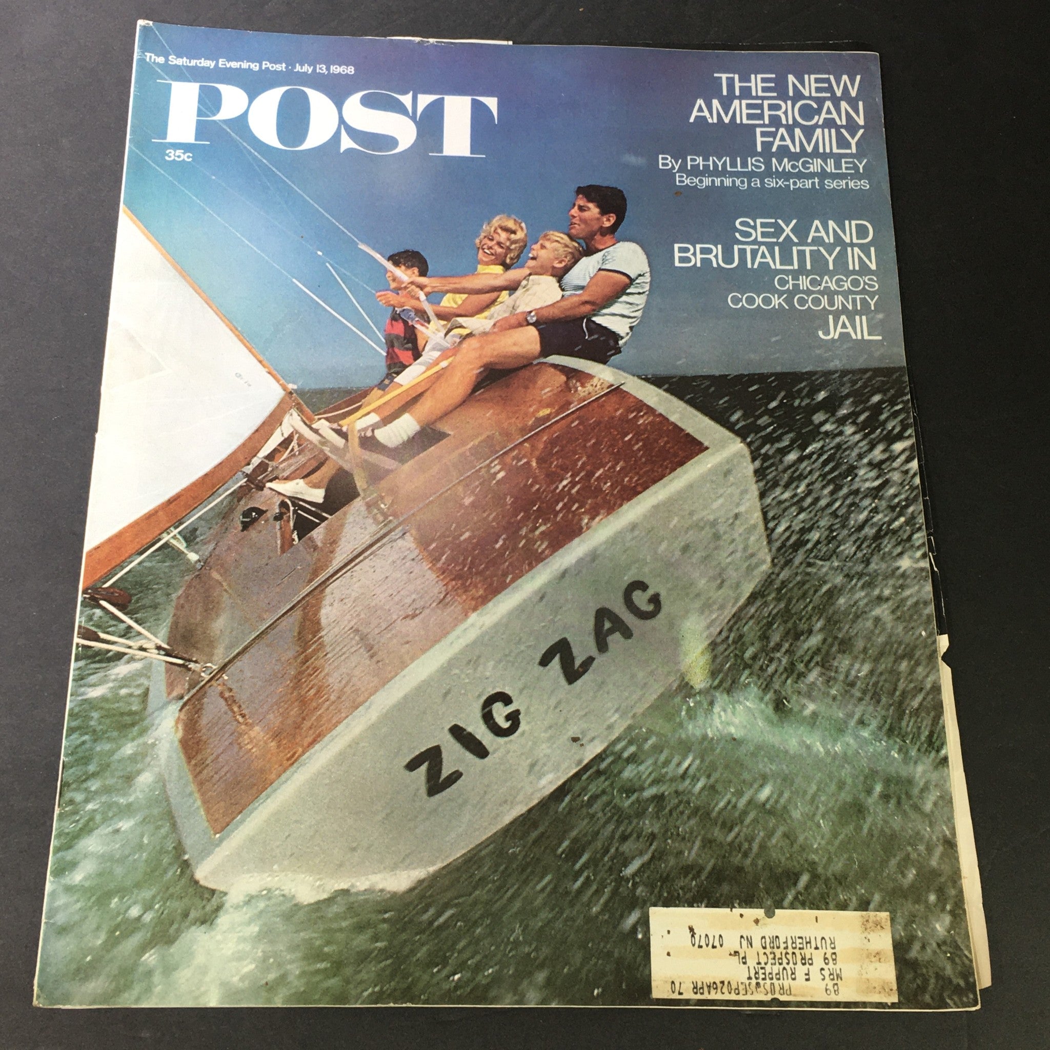 VTG The Saturday Evening Post July 13 1968 - Sex & Brutality in Chicago's Jail