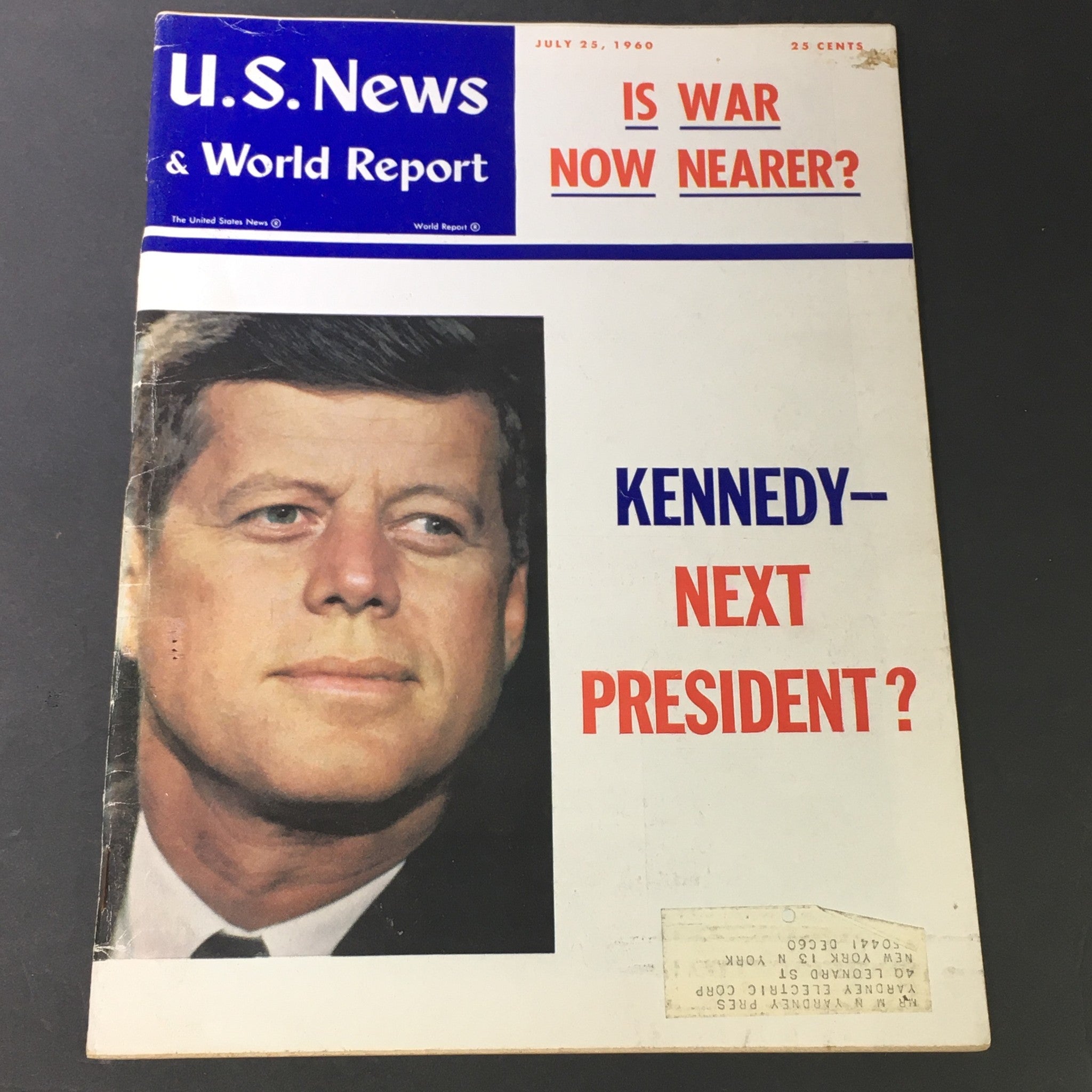 VTG U.S. News & World Report July 25 1960 - John F. Kennedy, Next President?