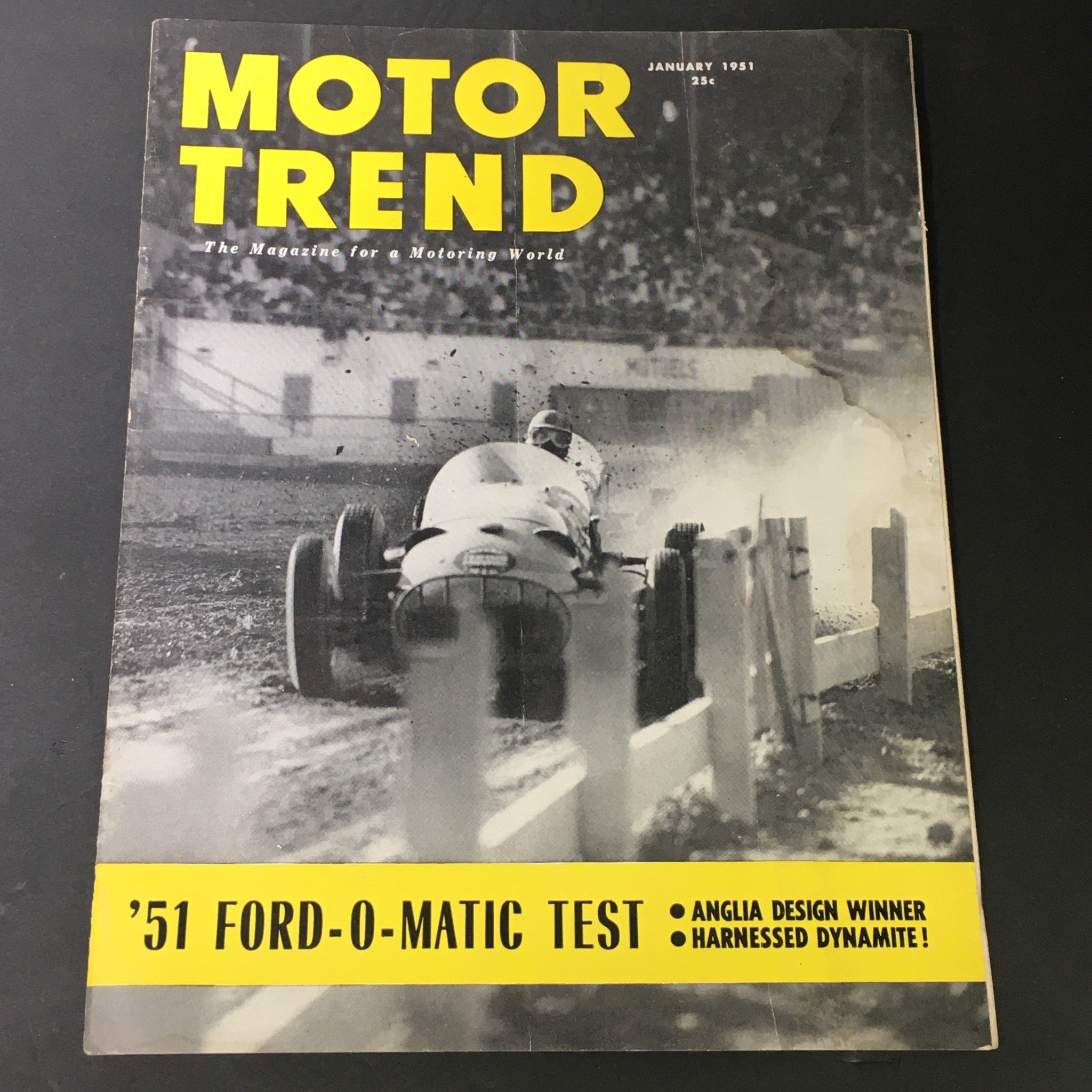 VTG Motor Trend Magazine January 1951 - '51 Ford-O-Matic Test / Anglia Design