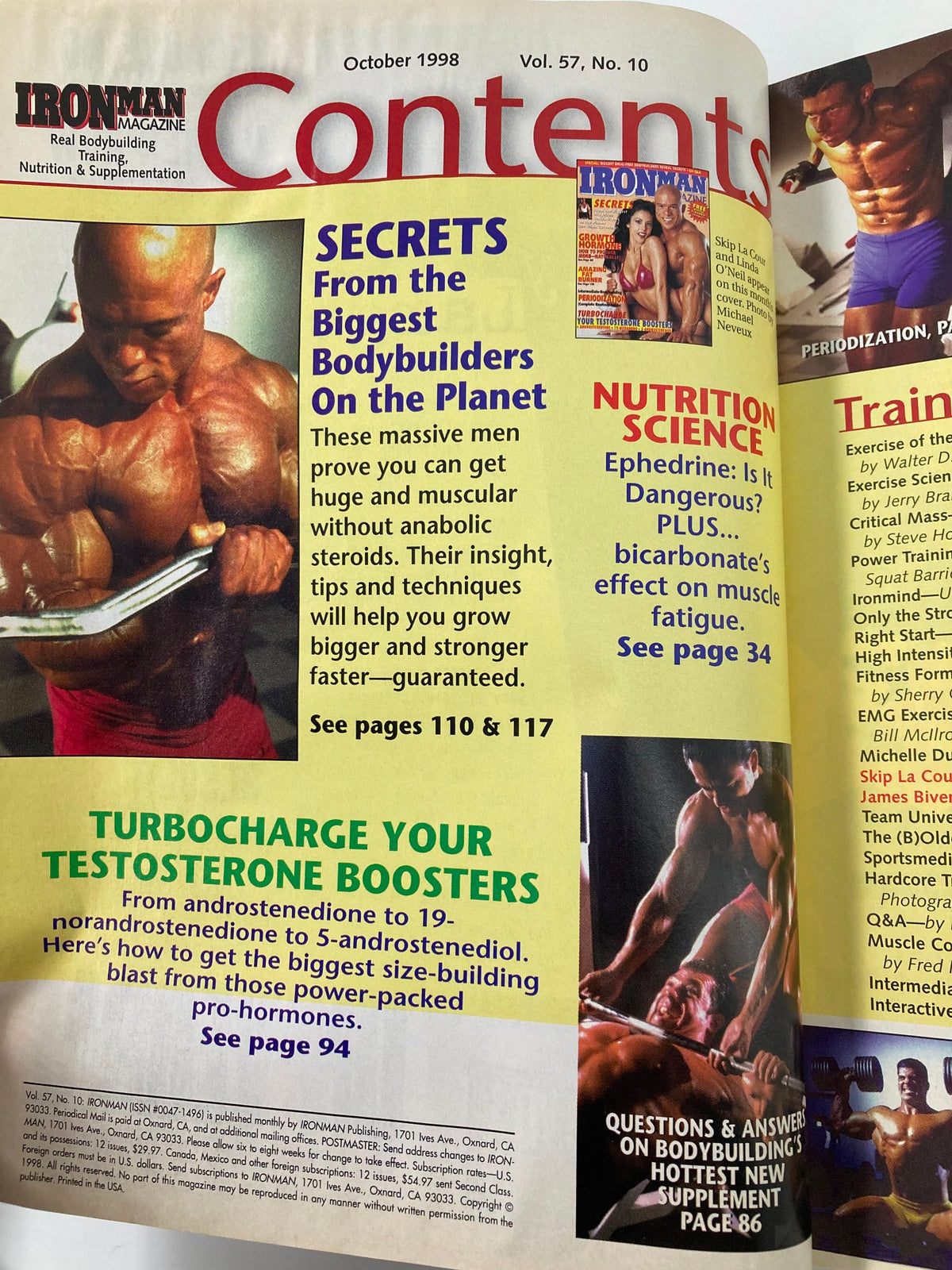 Ironman Magazine October 1998 Vintage