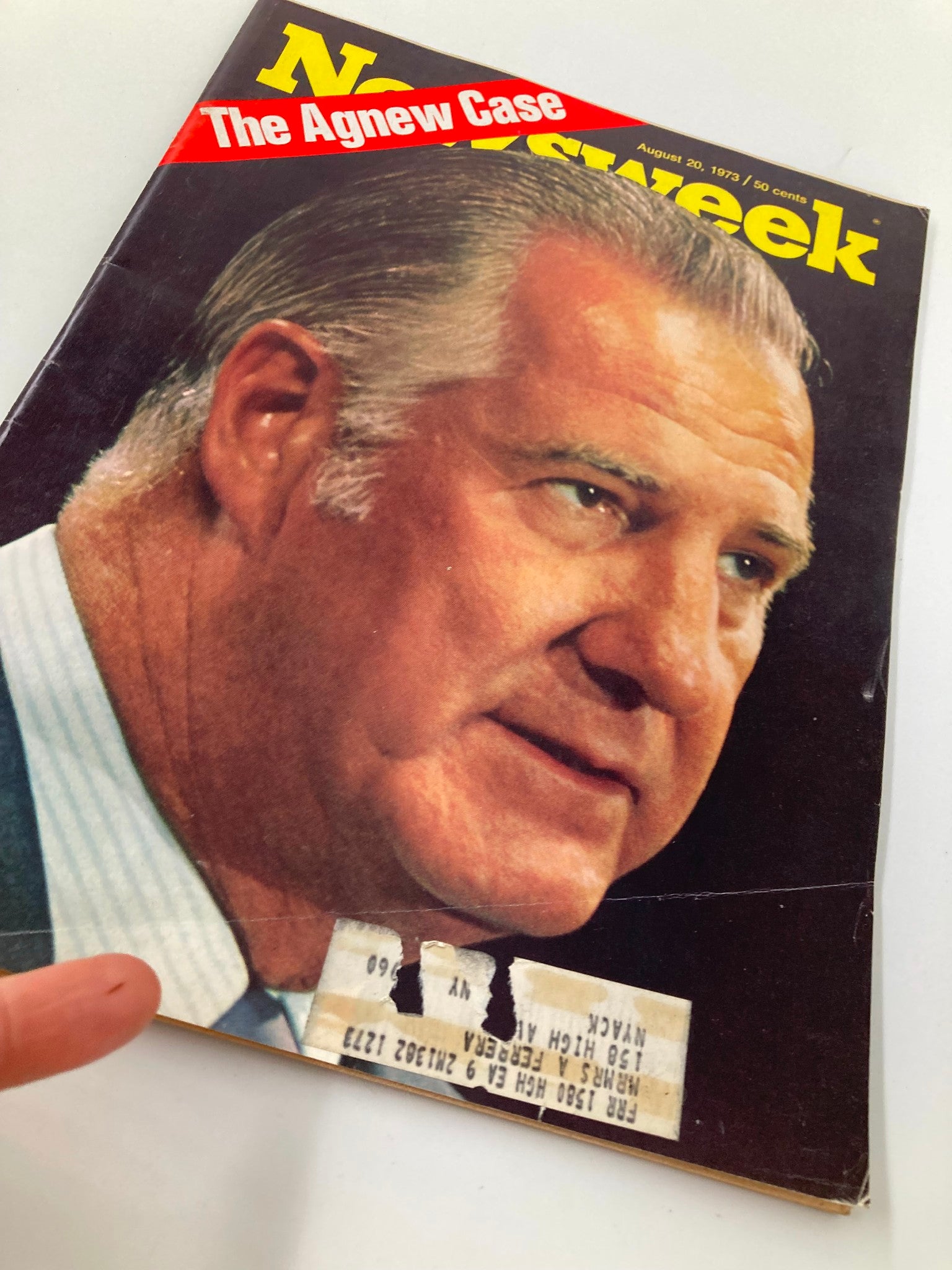 VTG Newsweek Magazine August 20 1973 The Spiro Agnew Case