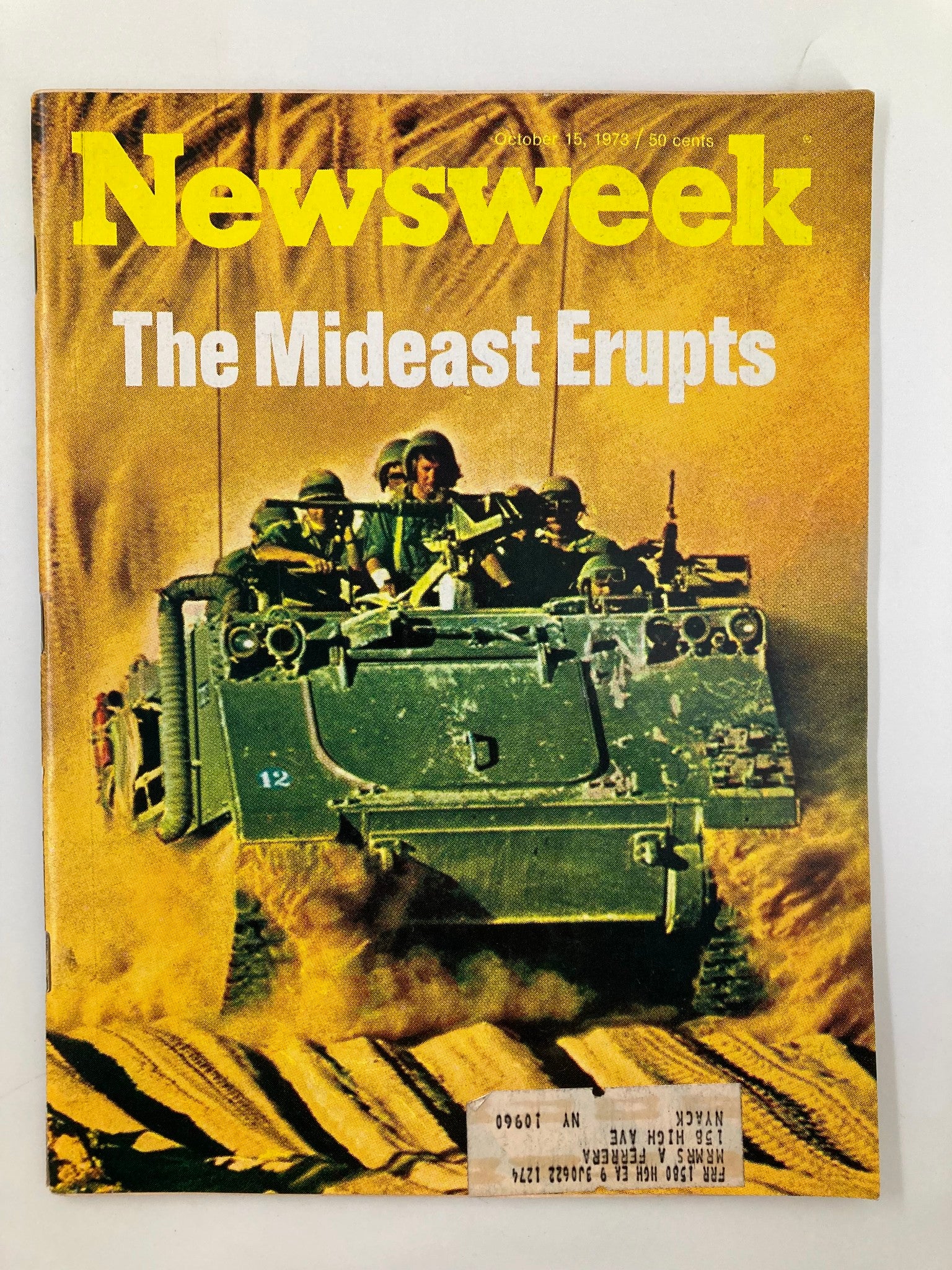 VTG Newsweek Magazine October 15 1973 The Mideast Erupts