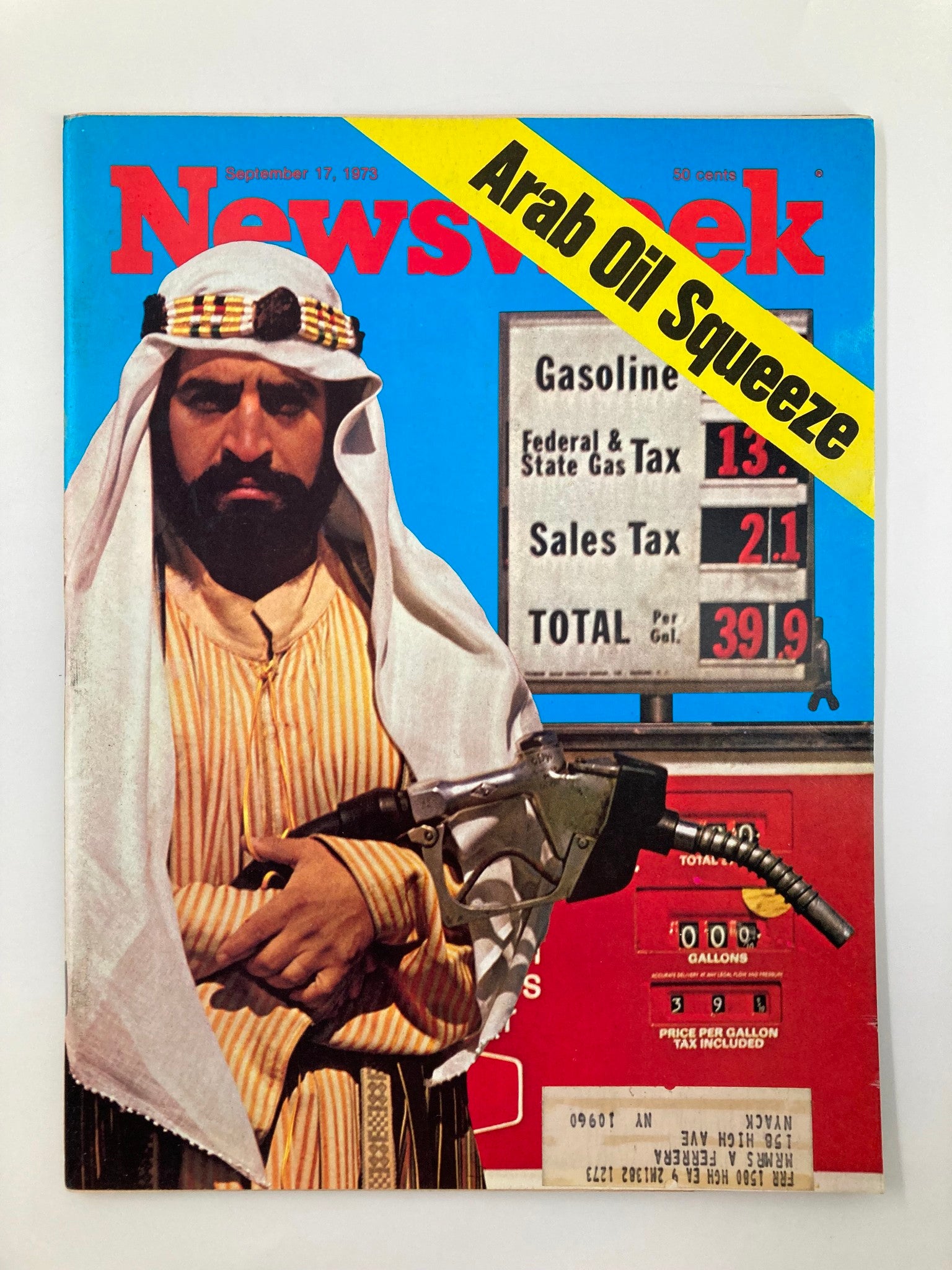 VTG Newsweek Magazine September 17 1973 The Saudia Arabia Oil Squeeze