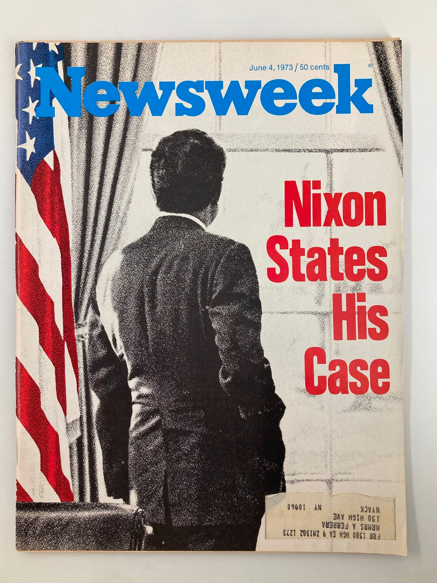 VTG Newsweek Magazine June 4 1973 Richard Nixon States His Case