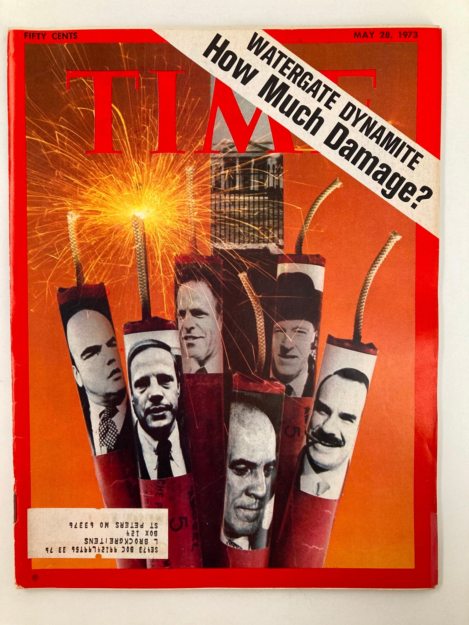 VTG Time Magazine May 28 1973 Watergate Dynamite How Much Damage?