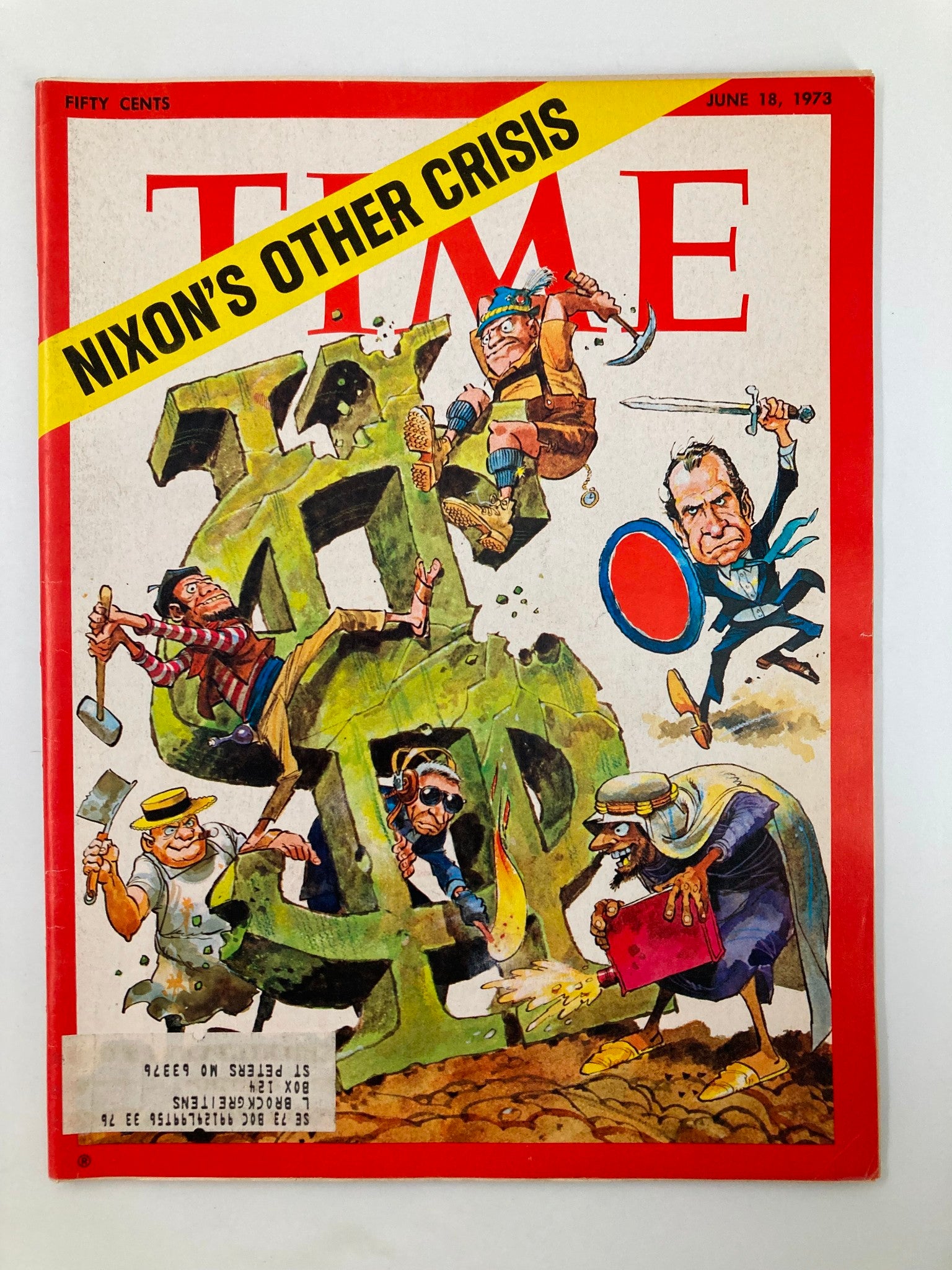 VTG Time Magazine June 18 1973 Richard Nixon's Other Crisis