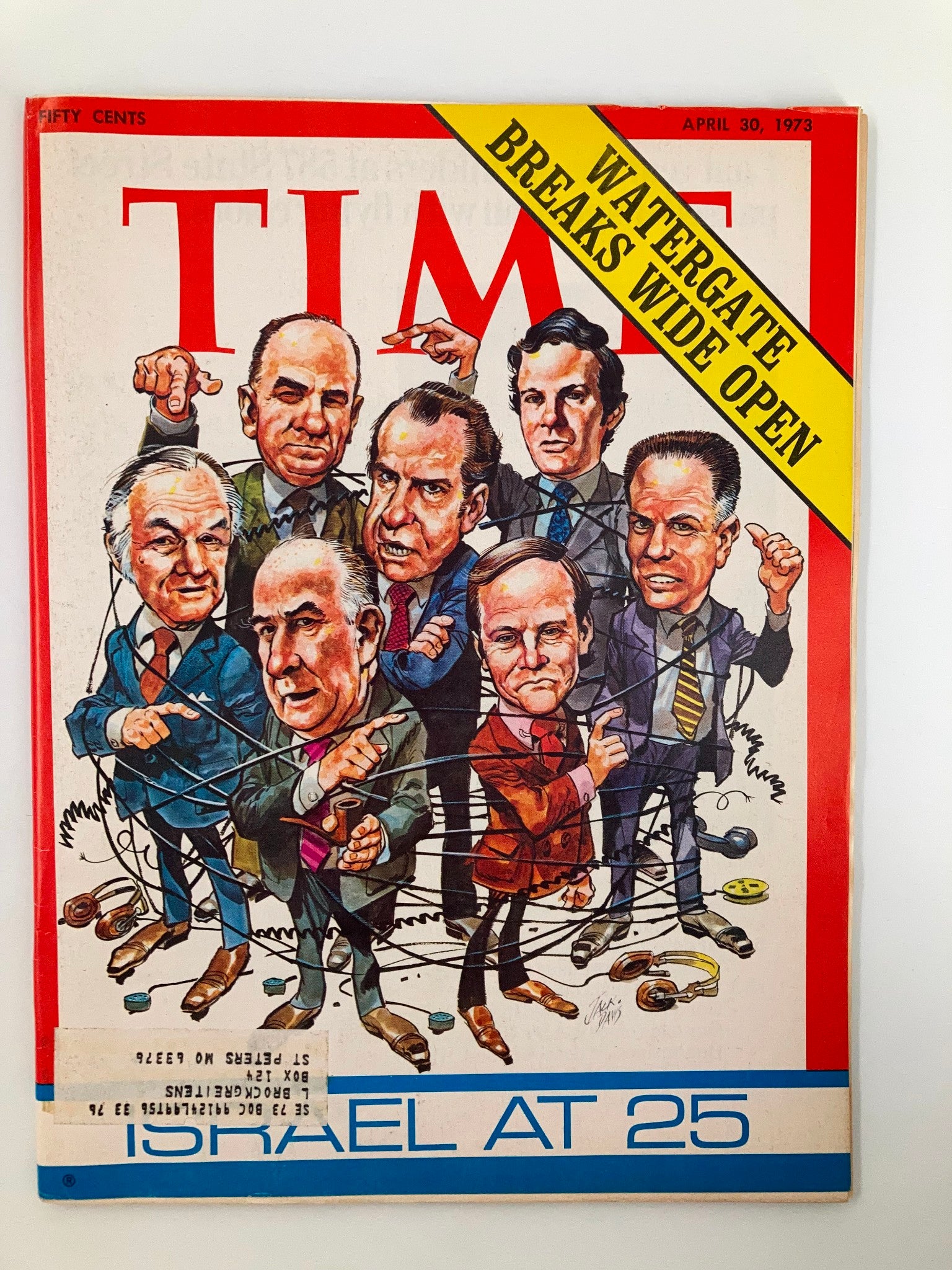 VTG Time Magazine April 30 1973 Richard Nixon Watergate Breaks Wide Open